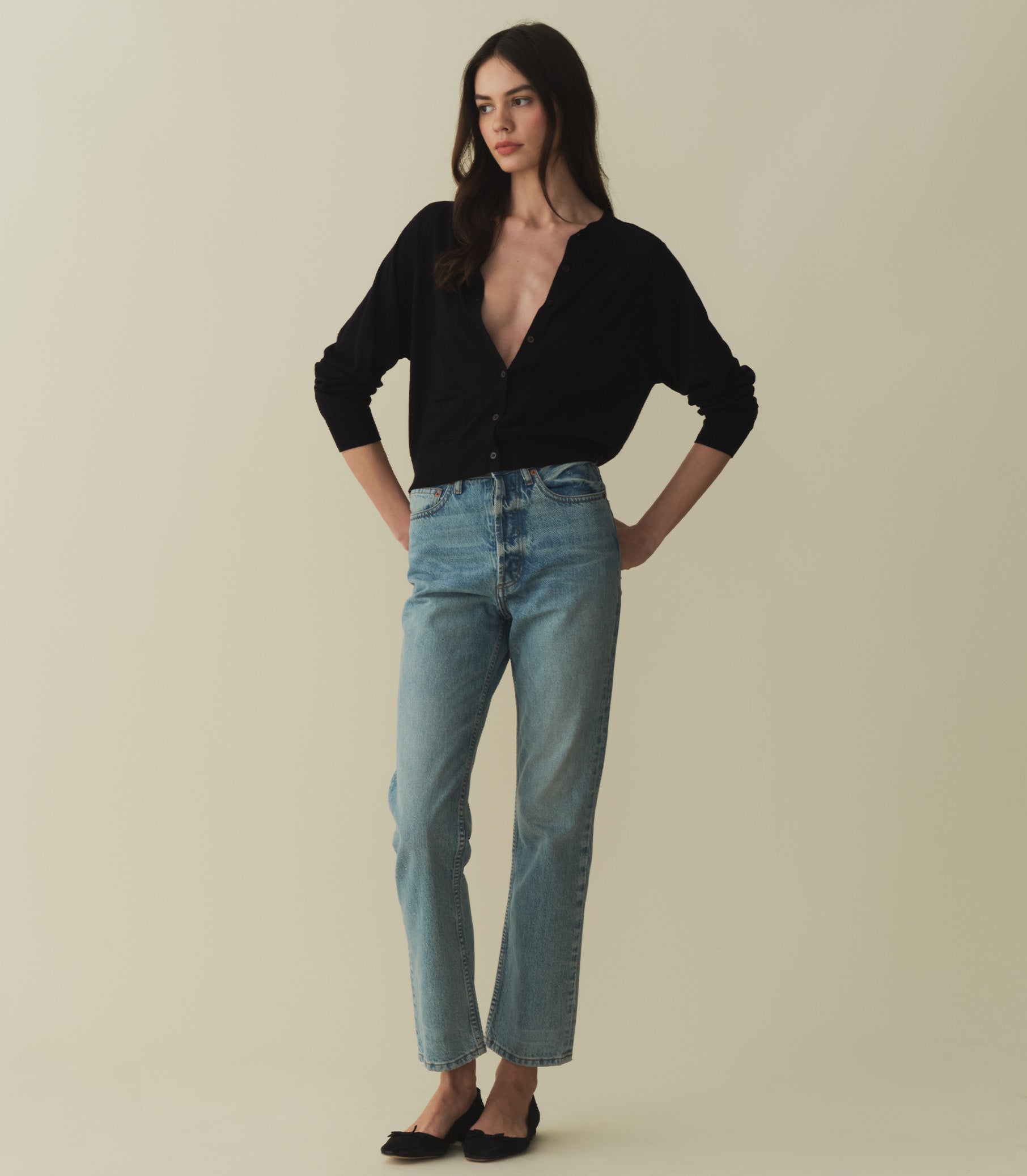 HMD -- CELINE CARDIGAN -- DARK NAVY view 1
