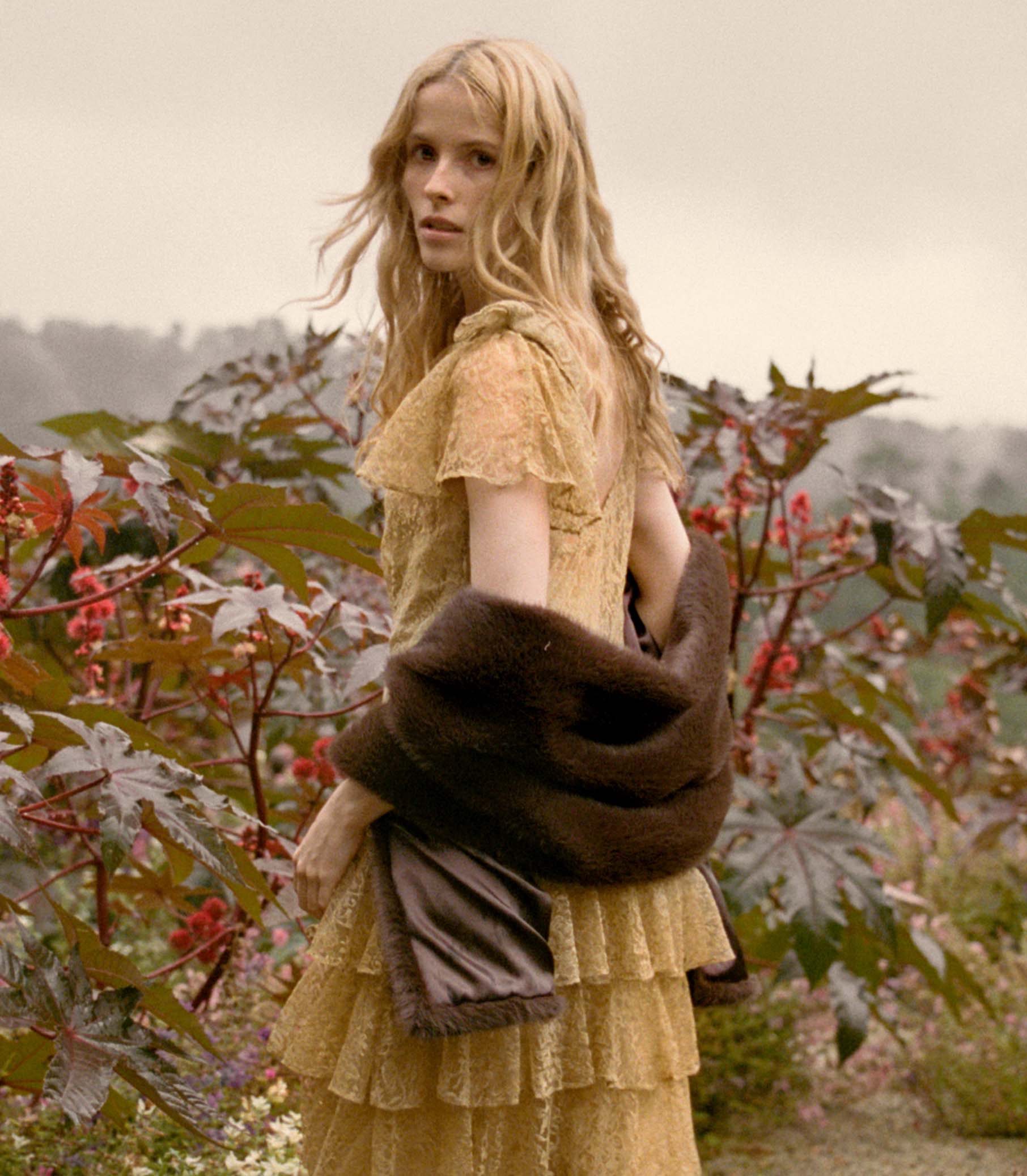 CHAILLOT STOLE -- DEEP CHOCOLATE view 2