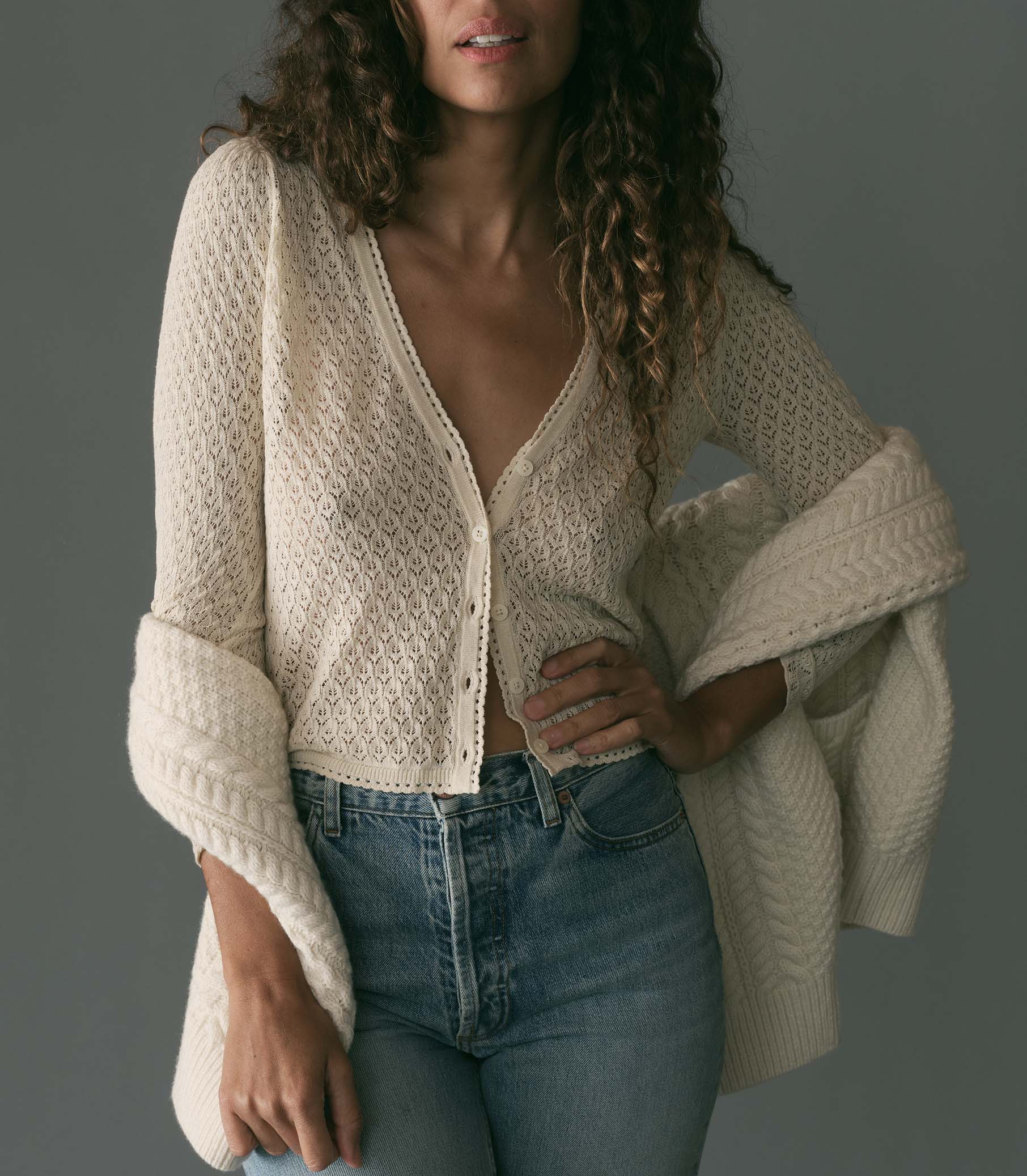 HMD -- CHANDEL CARDIGAN -- IVORY view 3

