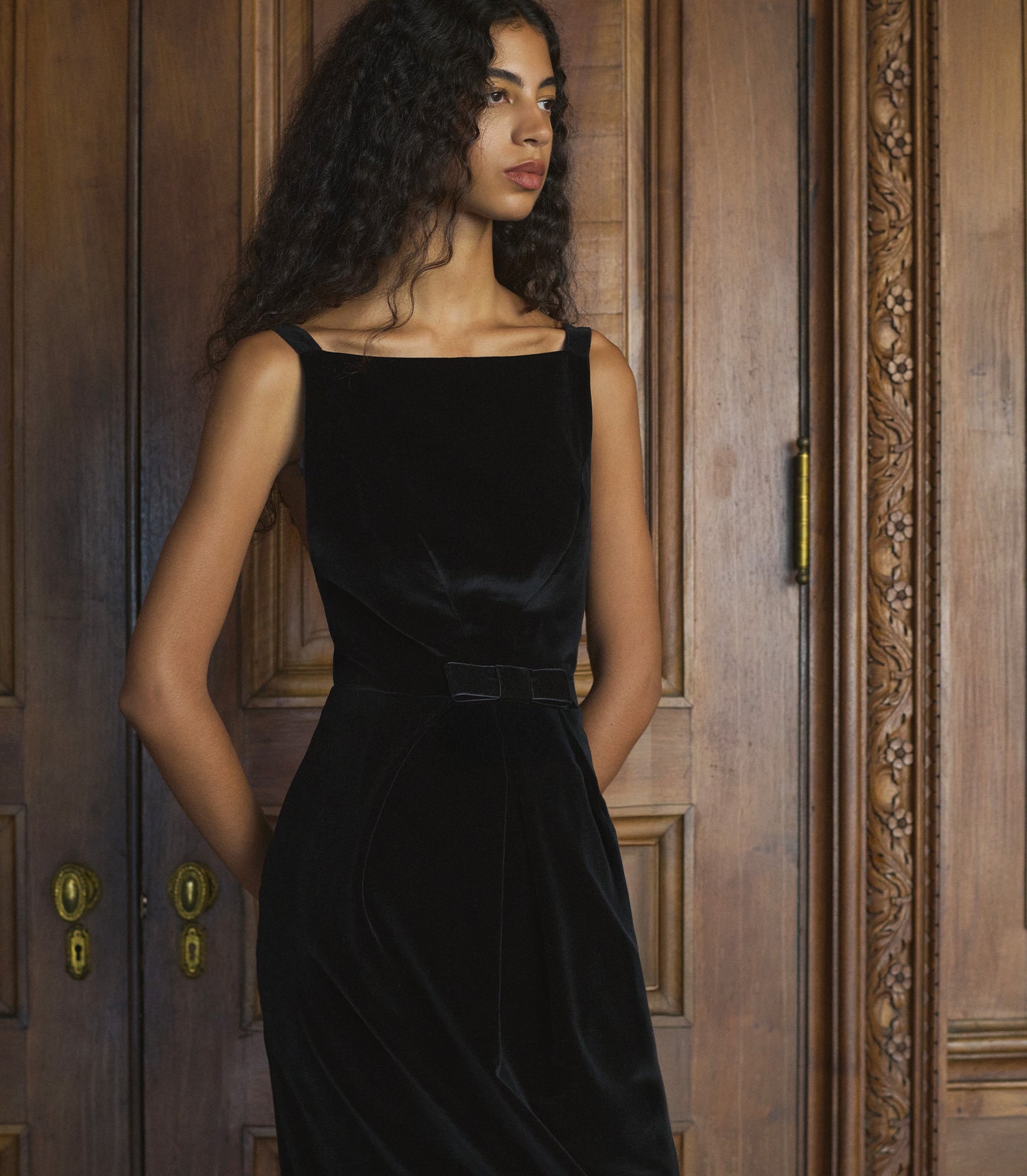 CHANSELLE DRESS -- BLACK