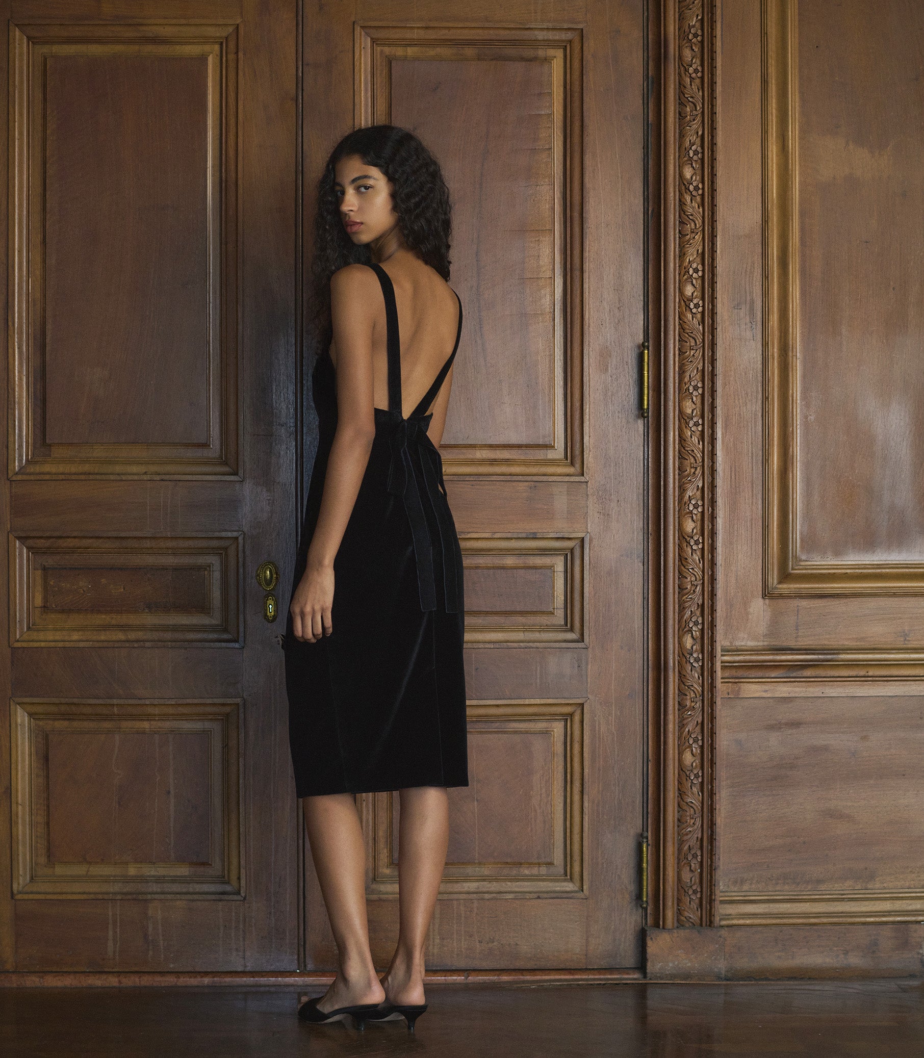 CHANSELLE DRESS -- BLACK view 5