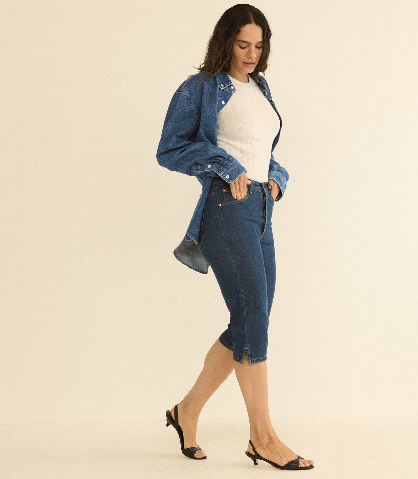 CHANTAL CAPRI -- CAVALAIRE DARK WASH