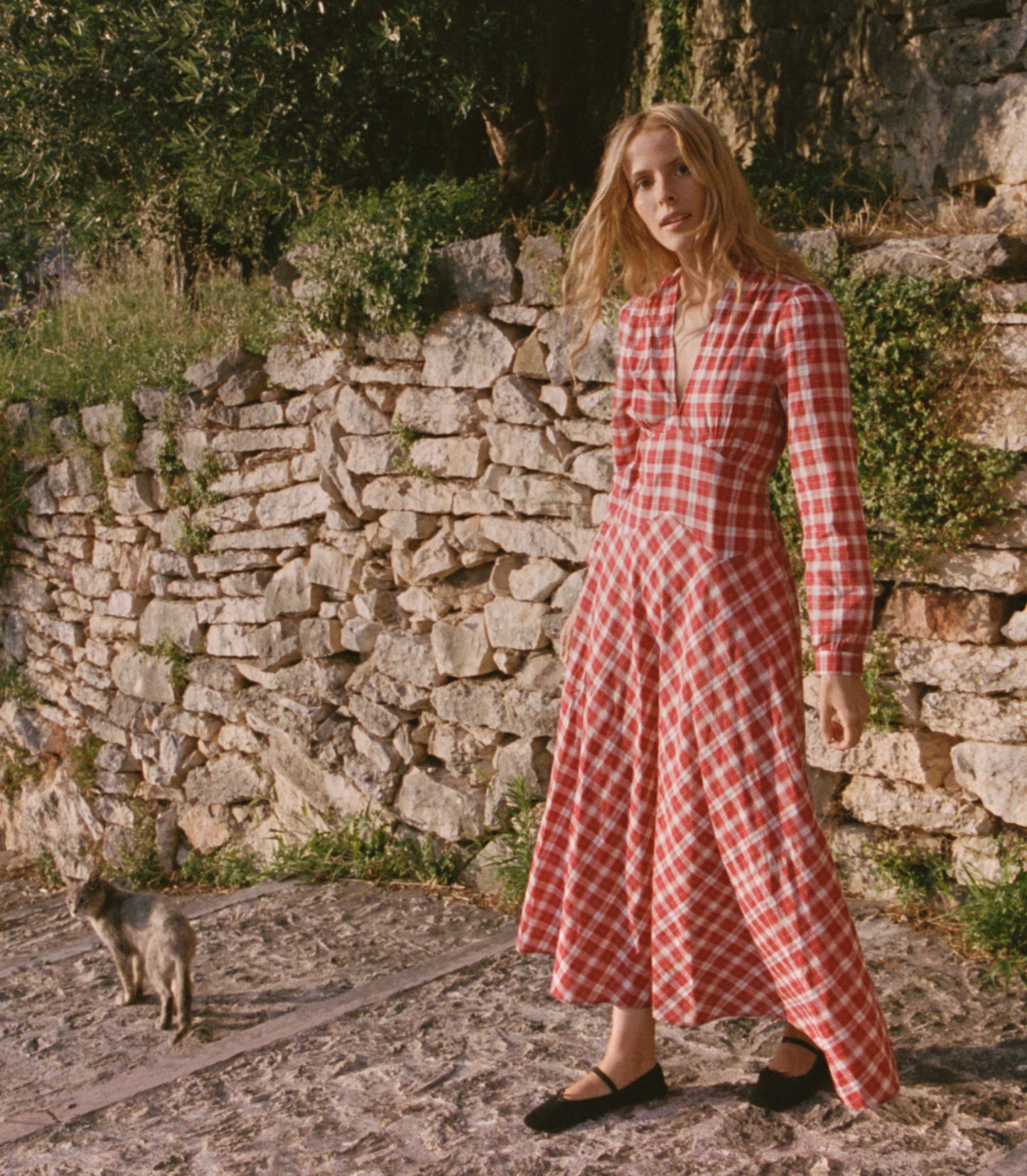 CHARLESTON DRESS -- ALSACE PLAID