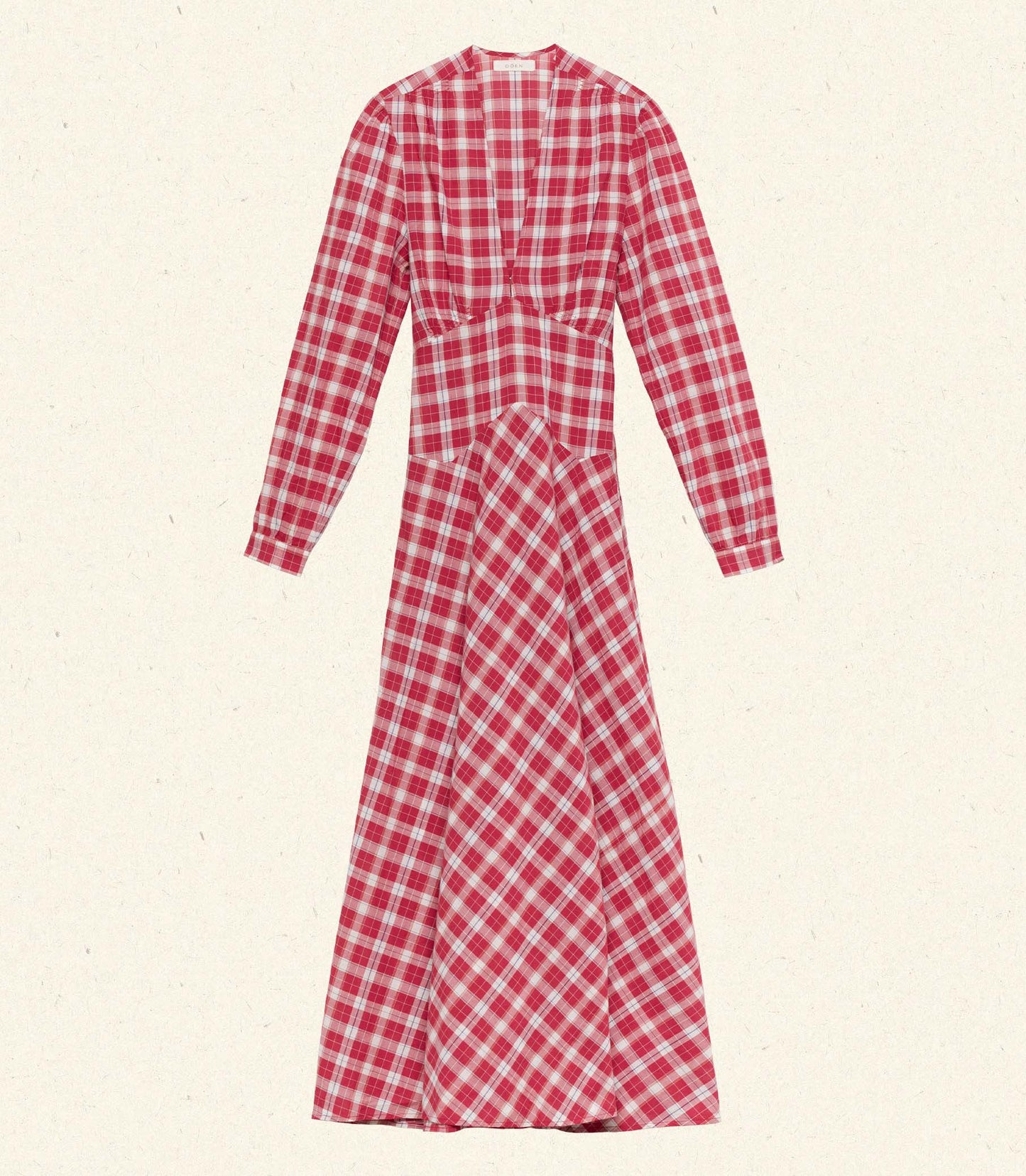 CHARLESTON DRESS -- ALSACE PLAID