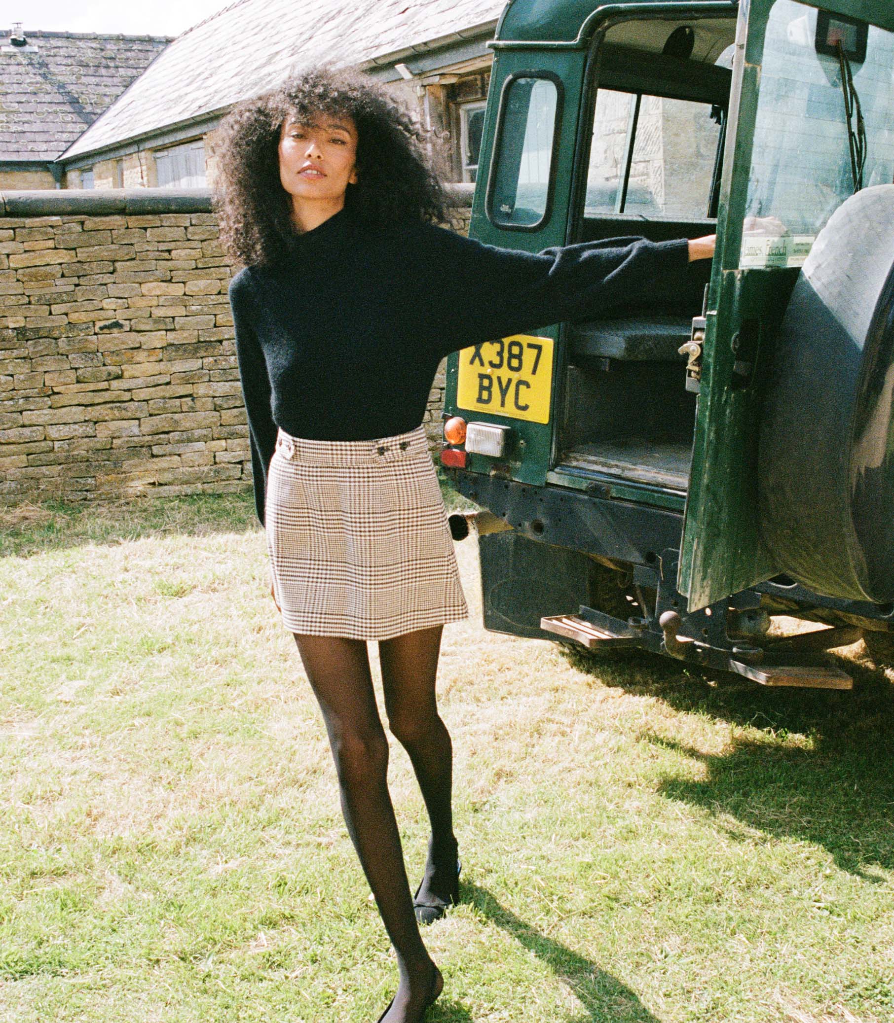 HMD -- CHIERI SKIRT -- SOMMERVILLE CHECK