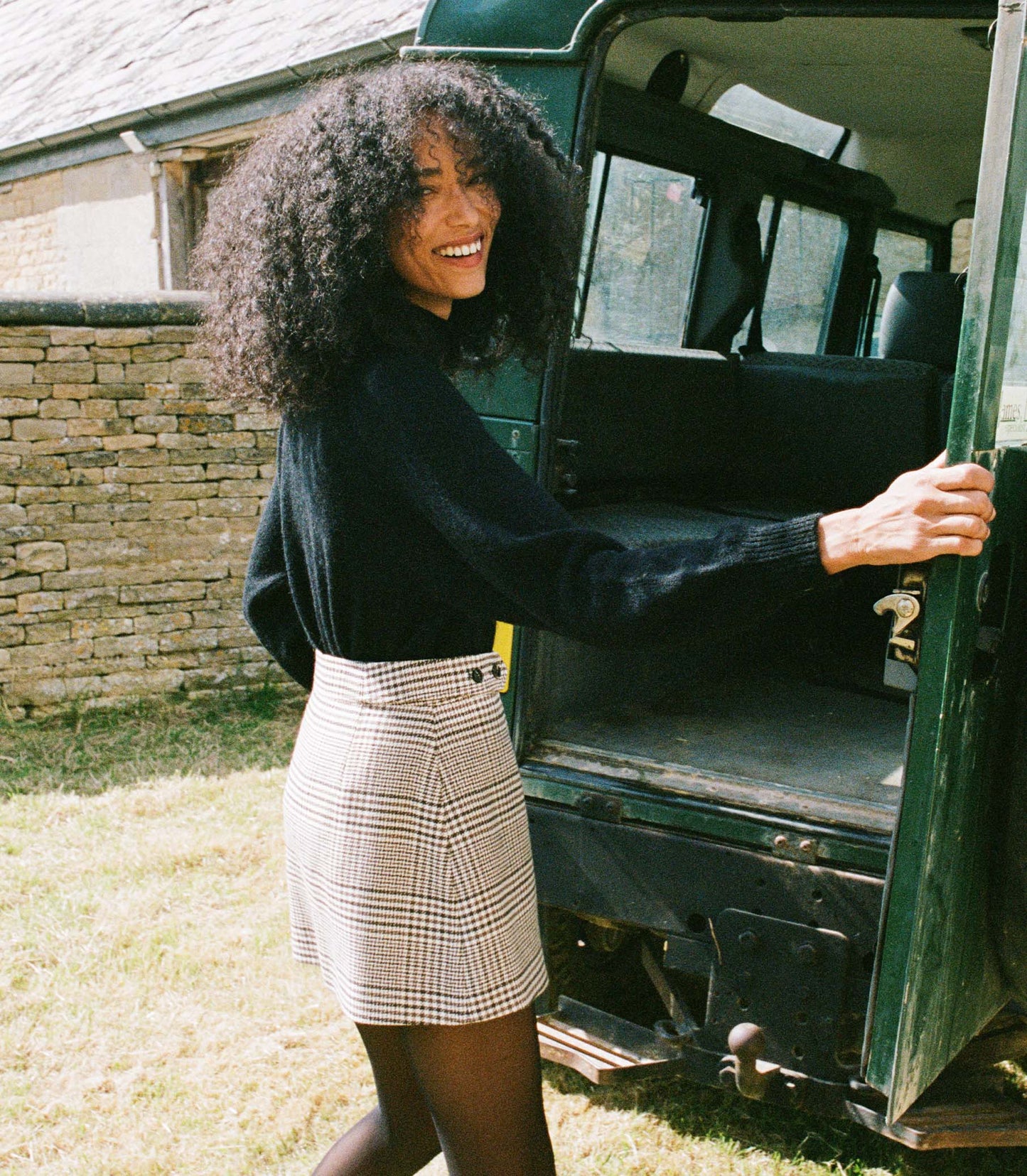 HMD -- CHIERI SKIRT -- SOMMERVILLE CHECK