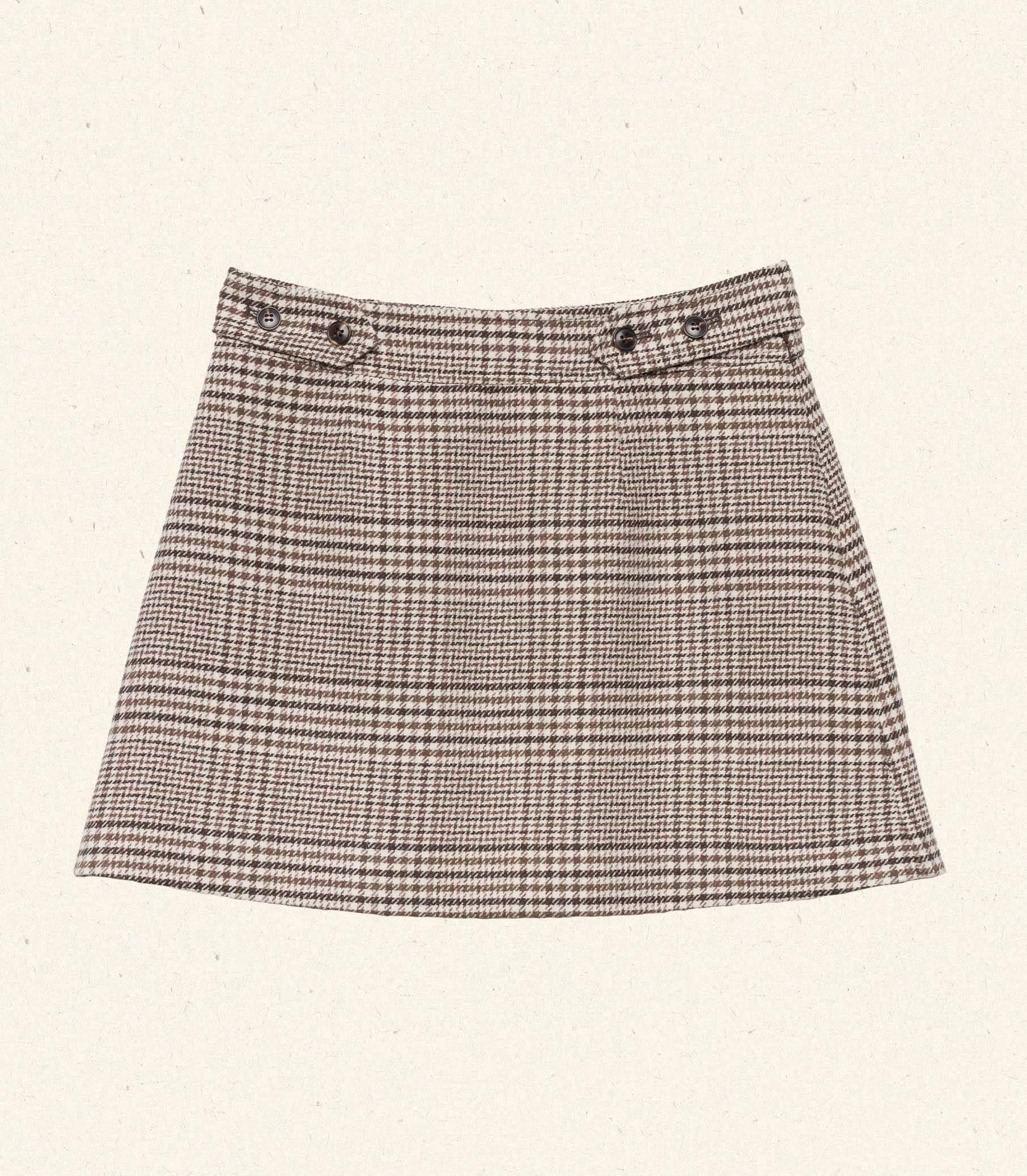 CHIERI SKIRT -- SOMMERVILLE CHECK view 4