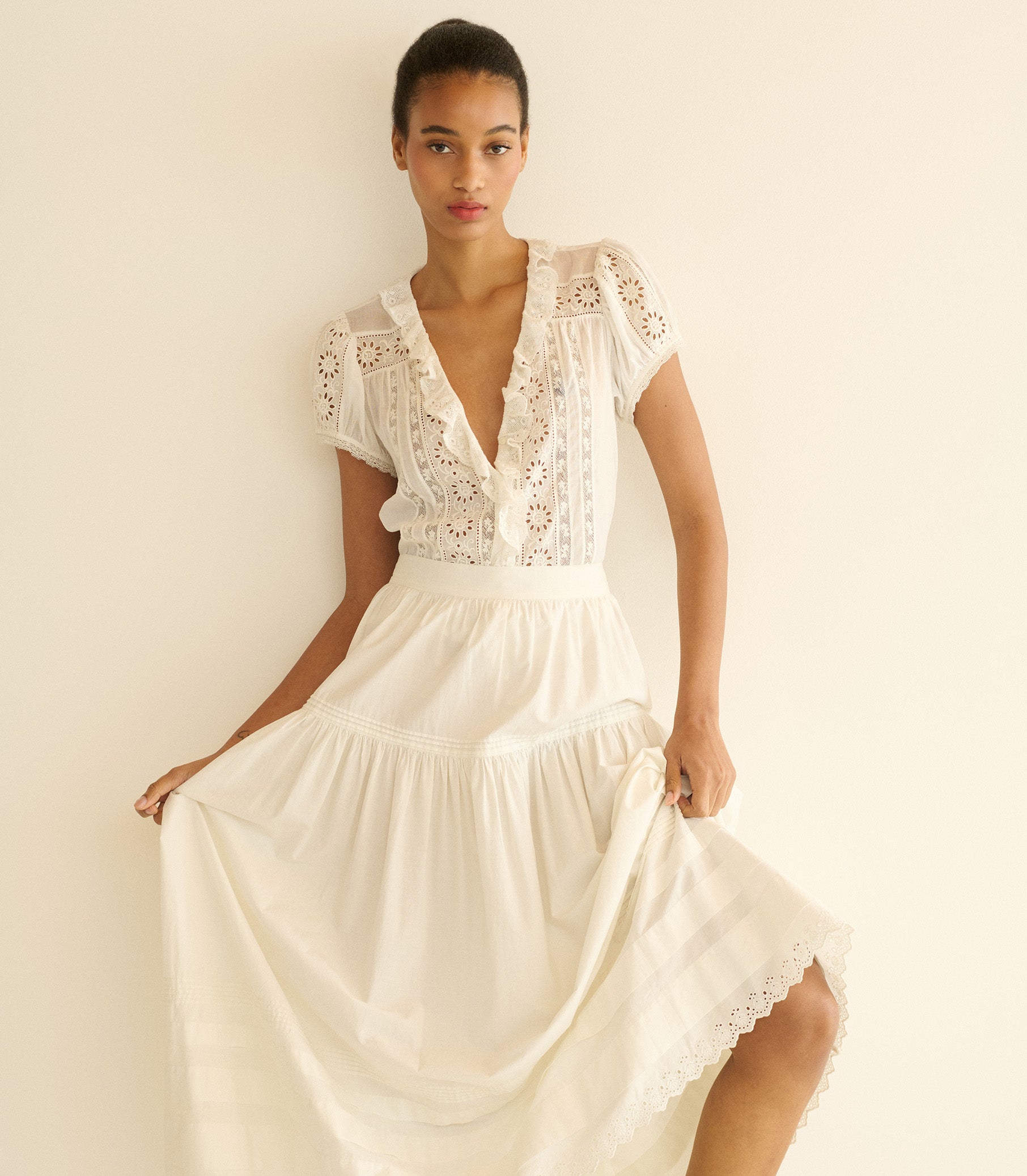 CLAIRETTE TOP -- SALT view 1
