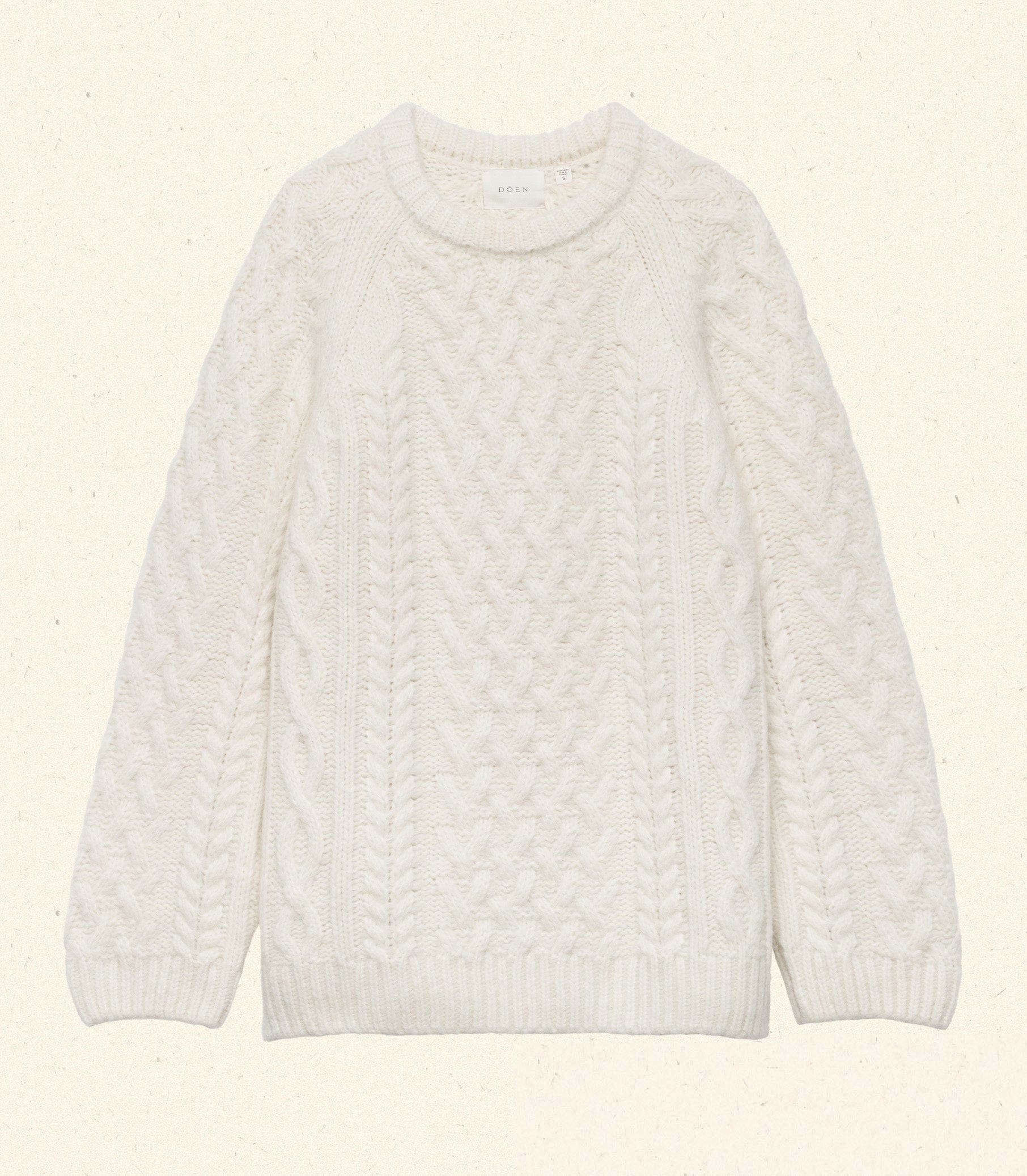 CLARENDON SWEATER -- IVORY view 7