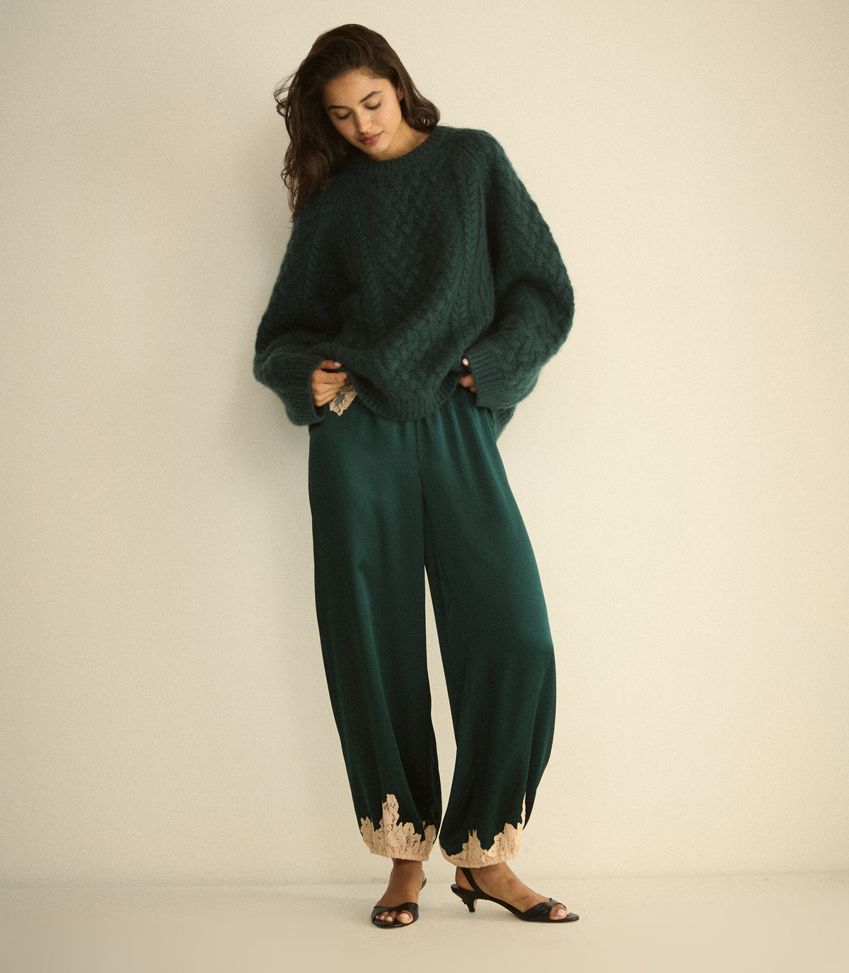 CLARENDON SWEATER -- SEA CLIFF view 3
