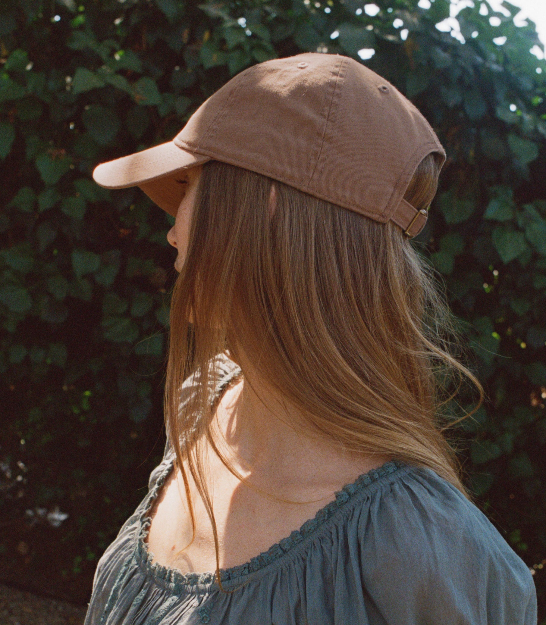 CLARO BASEBALL HAT -- BROWN COTTON view 4
