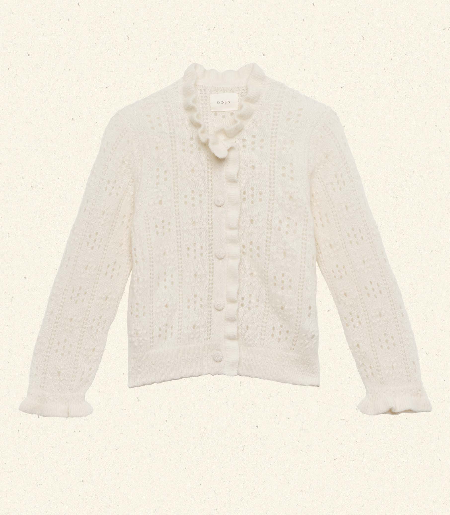 HMD -- CLAUDIE CARDIGAN -- IVORY view 5
