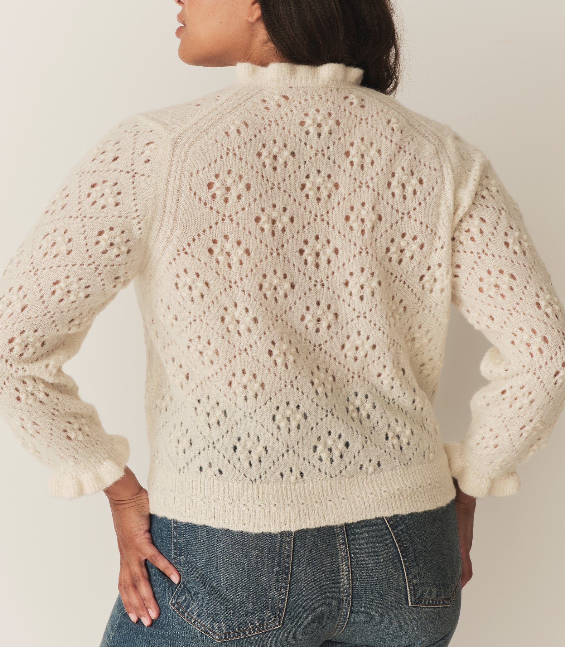 Claudie Cardigan - Ivory | DÔEN