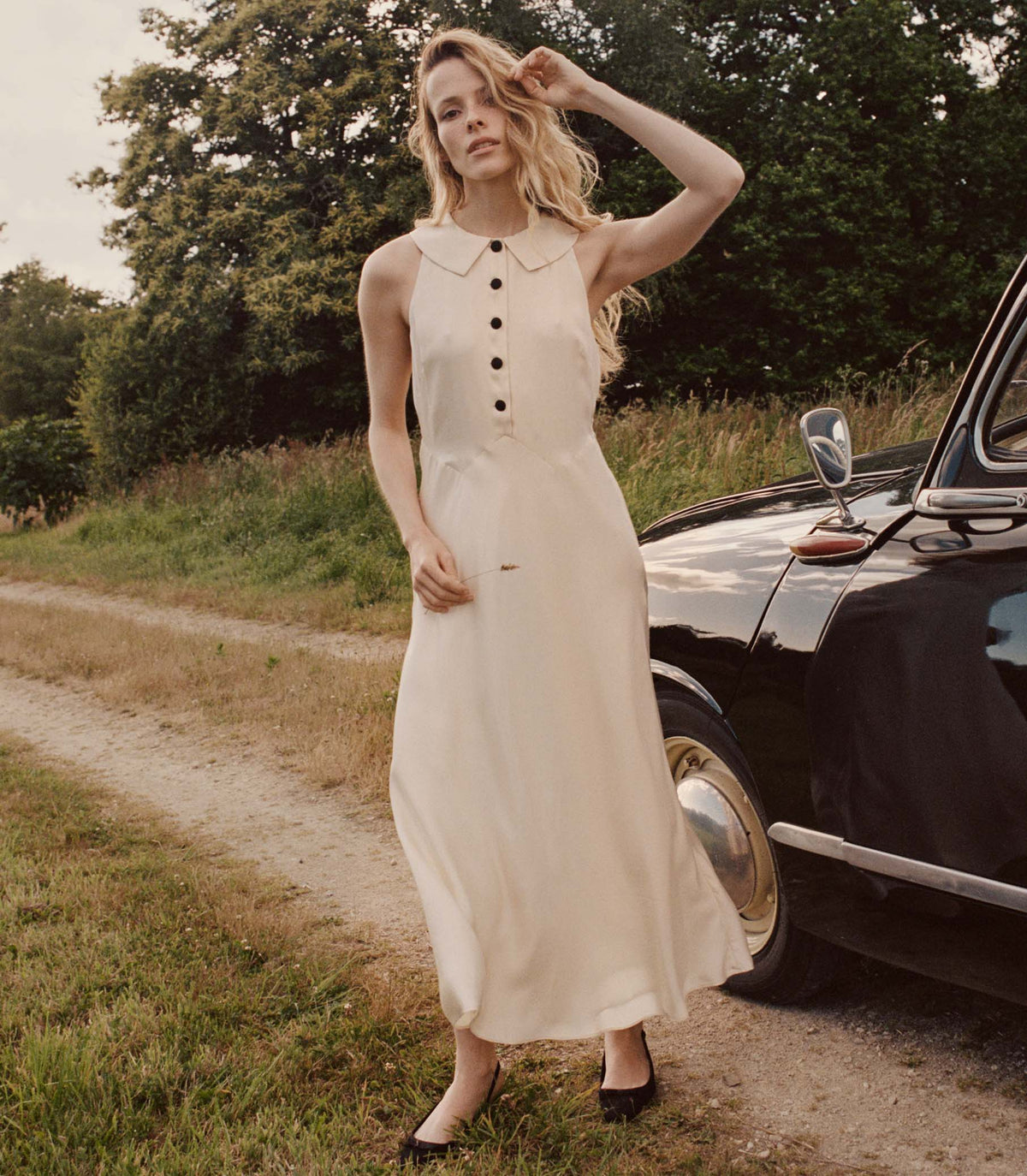 HMD -- CLAYTON DRESS -- MOTHER OF PEARL view 4
