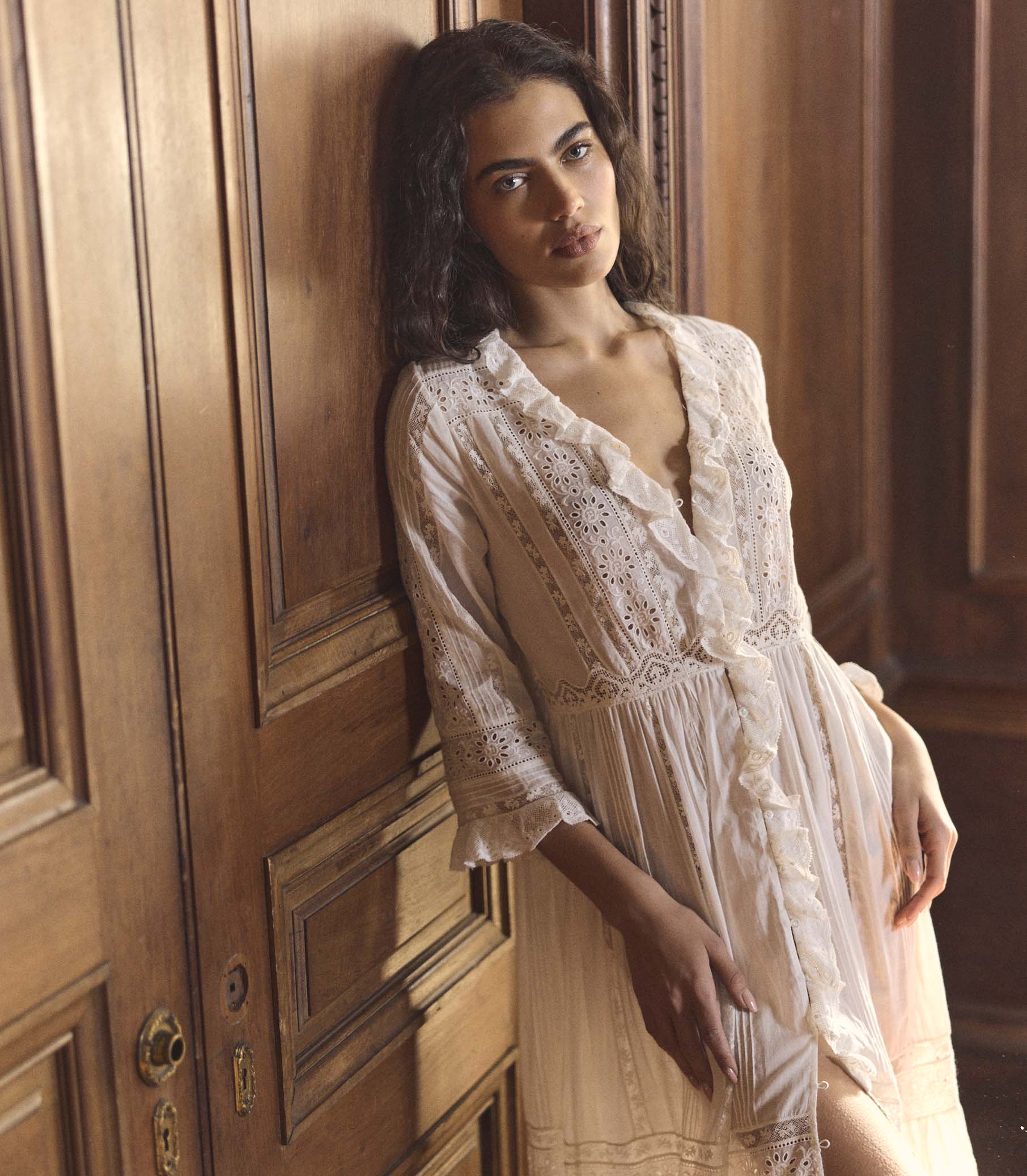 Clemencia Dress - Salt | DEN Salt / XS Clemencia Dress - Salt | DEN Salt / XS