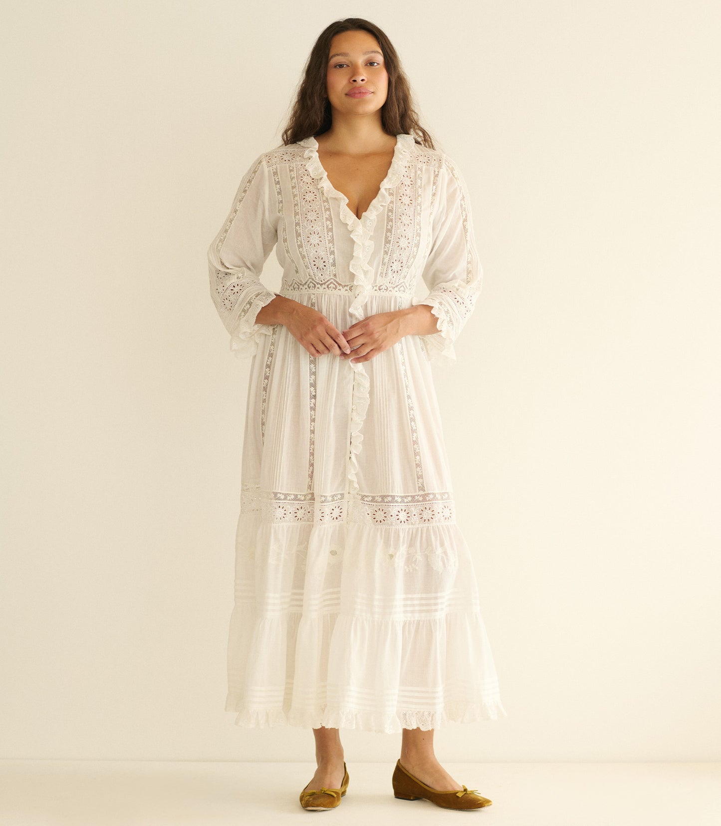 CLEMENCIA DRESS -- SALT