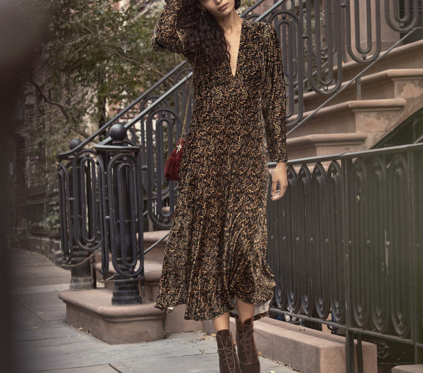 HMD -- CLEONE DRESS -- TERRE JARDIN DE PAPILLONS