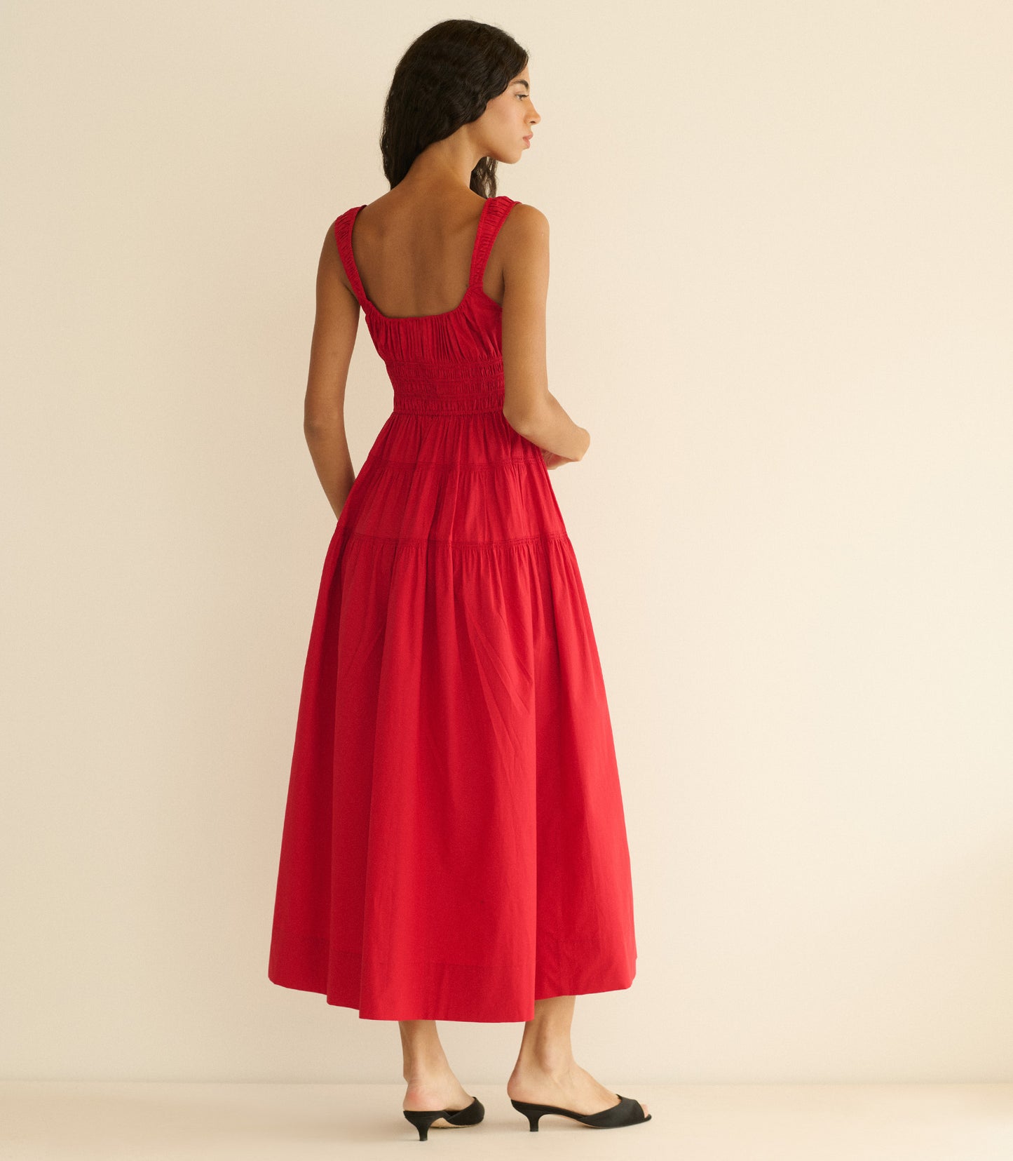 Clover Dress - Deep Tomato Clover Dress - Deep Tomato