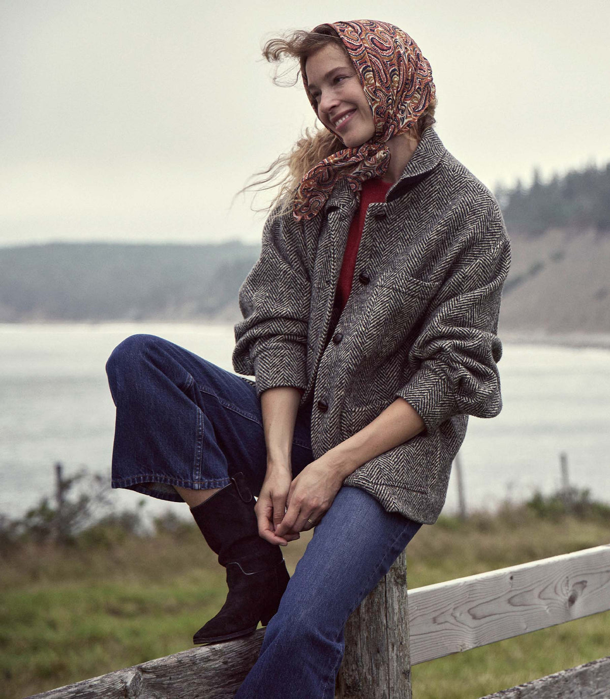 HMD -- CLYDE JACKET -- HERRINGBONE