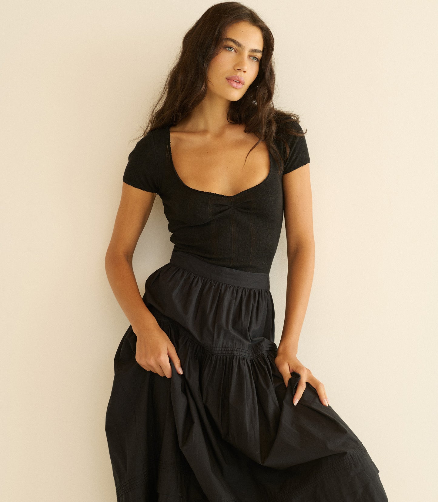 COLETA BODYSUIT -- BLACK