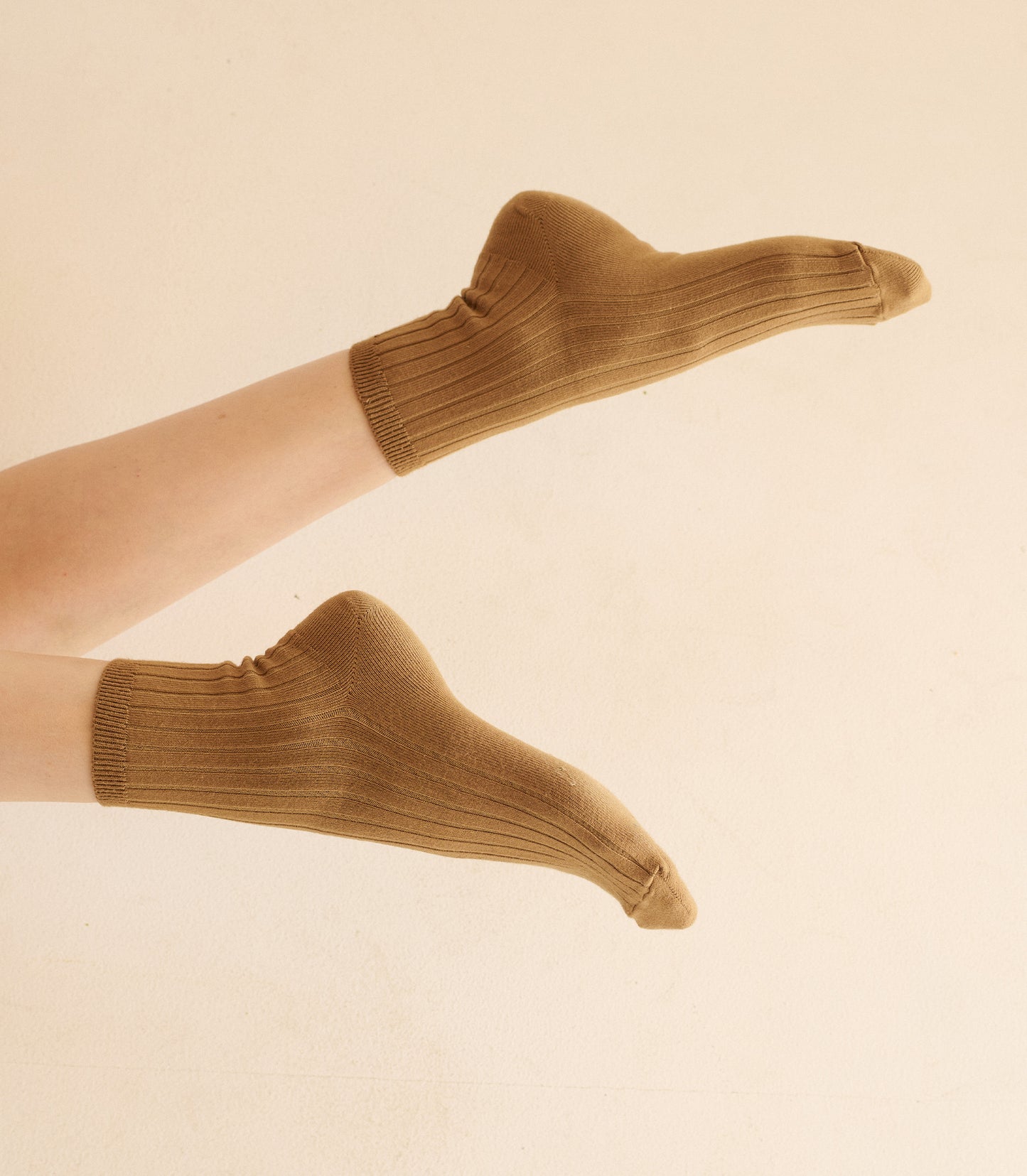 COLLÉGIEN ANKLE SOCK -- BISCUIT