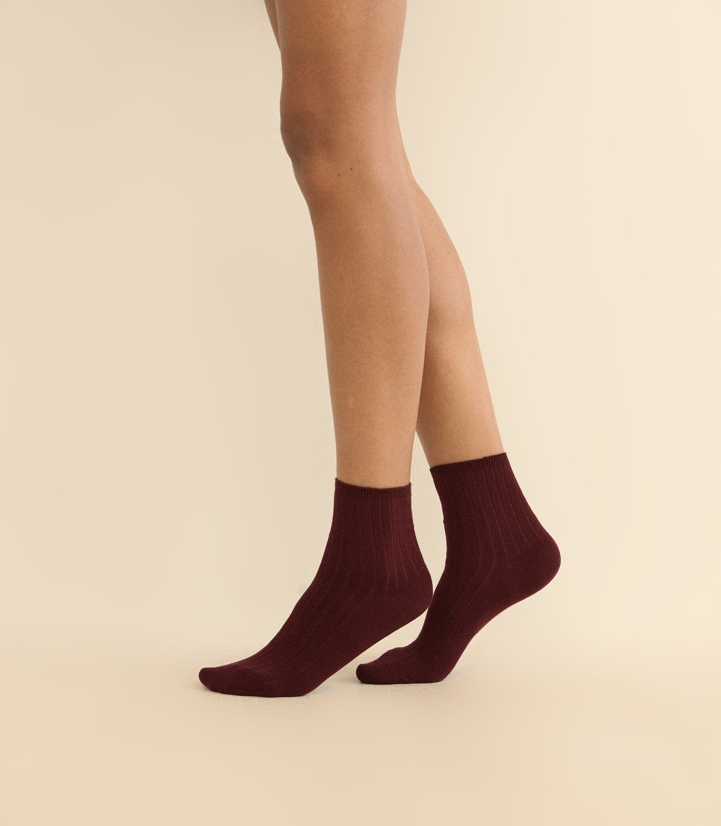 COLLÉGIEN LA MINI ANKLE SOCKS -- BORDEAUX