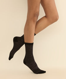 COLLÉGIEN VICTOIRE GLITTER CREW SOCKS