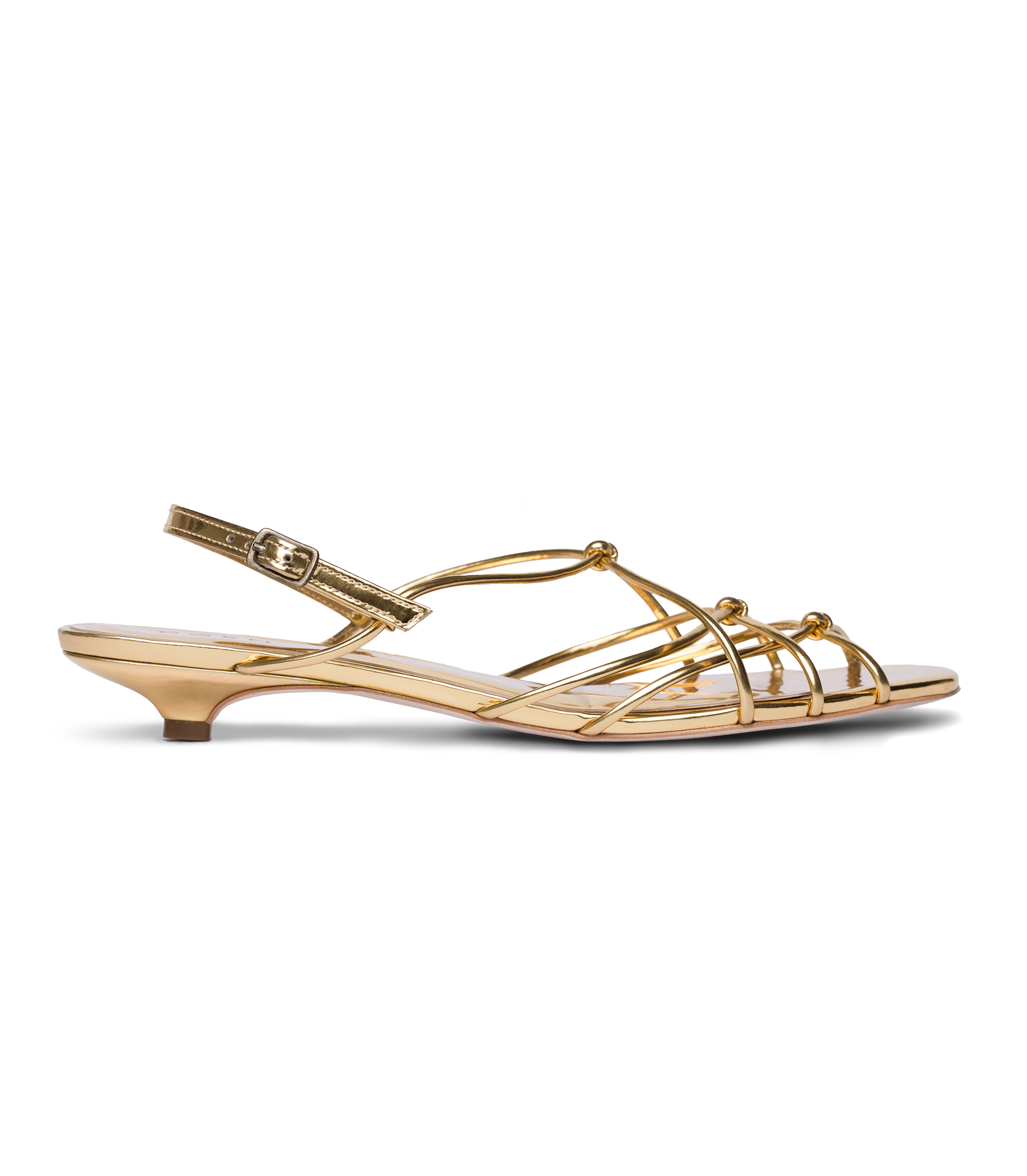 COMPORTA SANDAL -- BRASS FOIL LEATHER view 4
