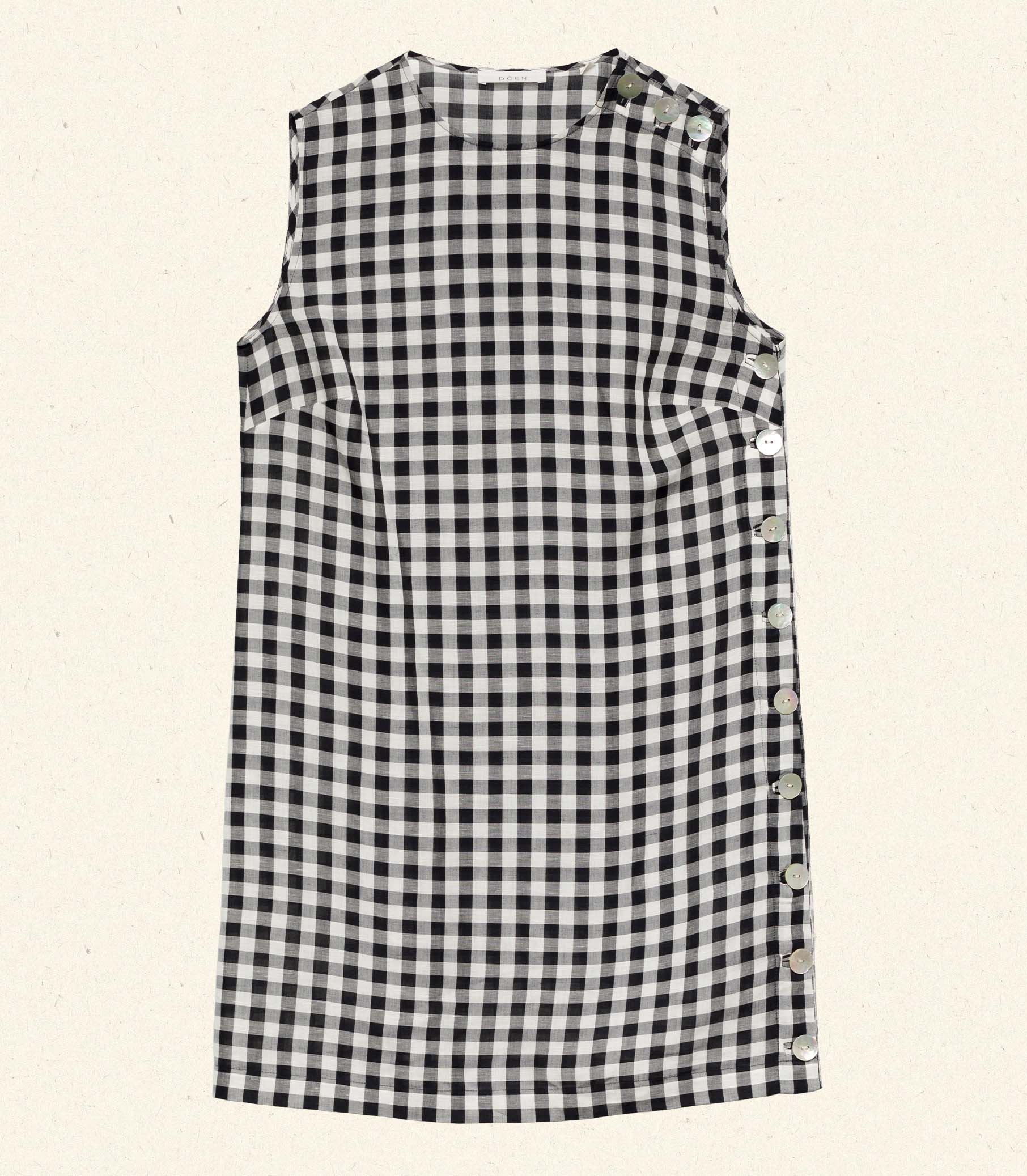 HMD -- CORALIE DRESS -- BLACK MARILYN GINGHAM view 6

