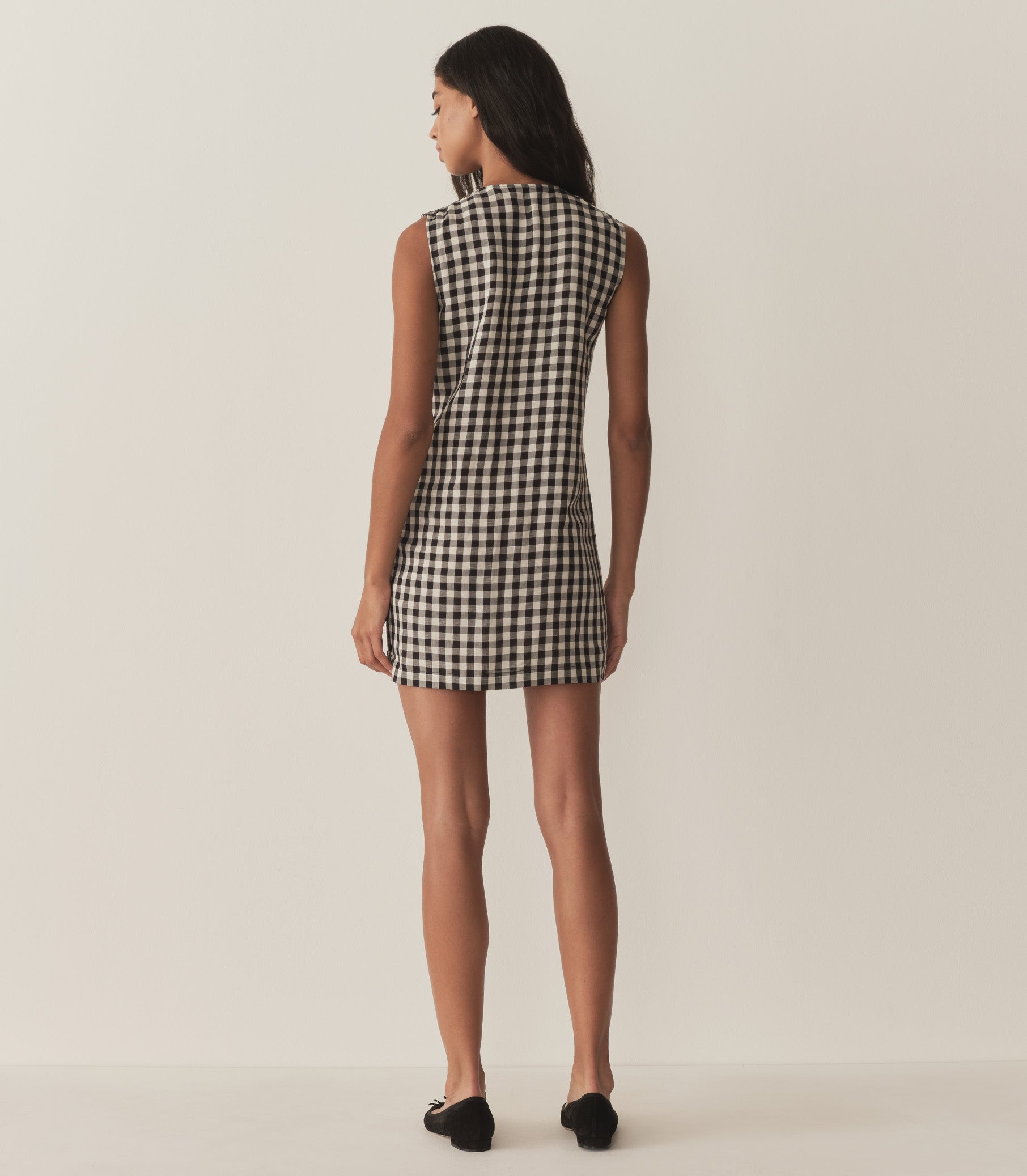 HMD -- CORALIE DRESS -- BLACK MARILYN GINGHAM view 5

