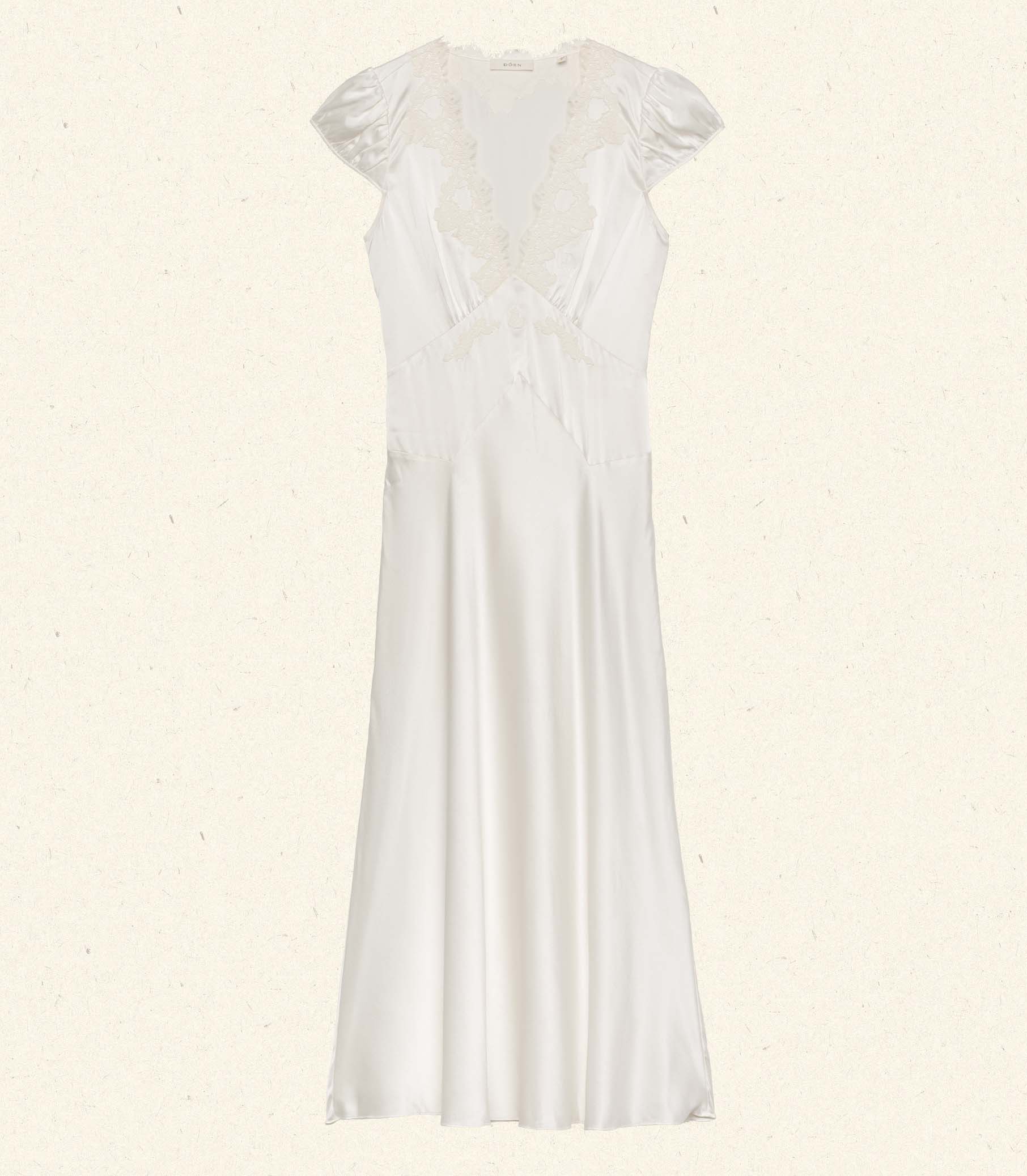 doen dress sale DEN Women's Quinn Cotton Shirred Midi-Dress - Salt Ischia Dress - Salt |