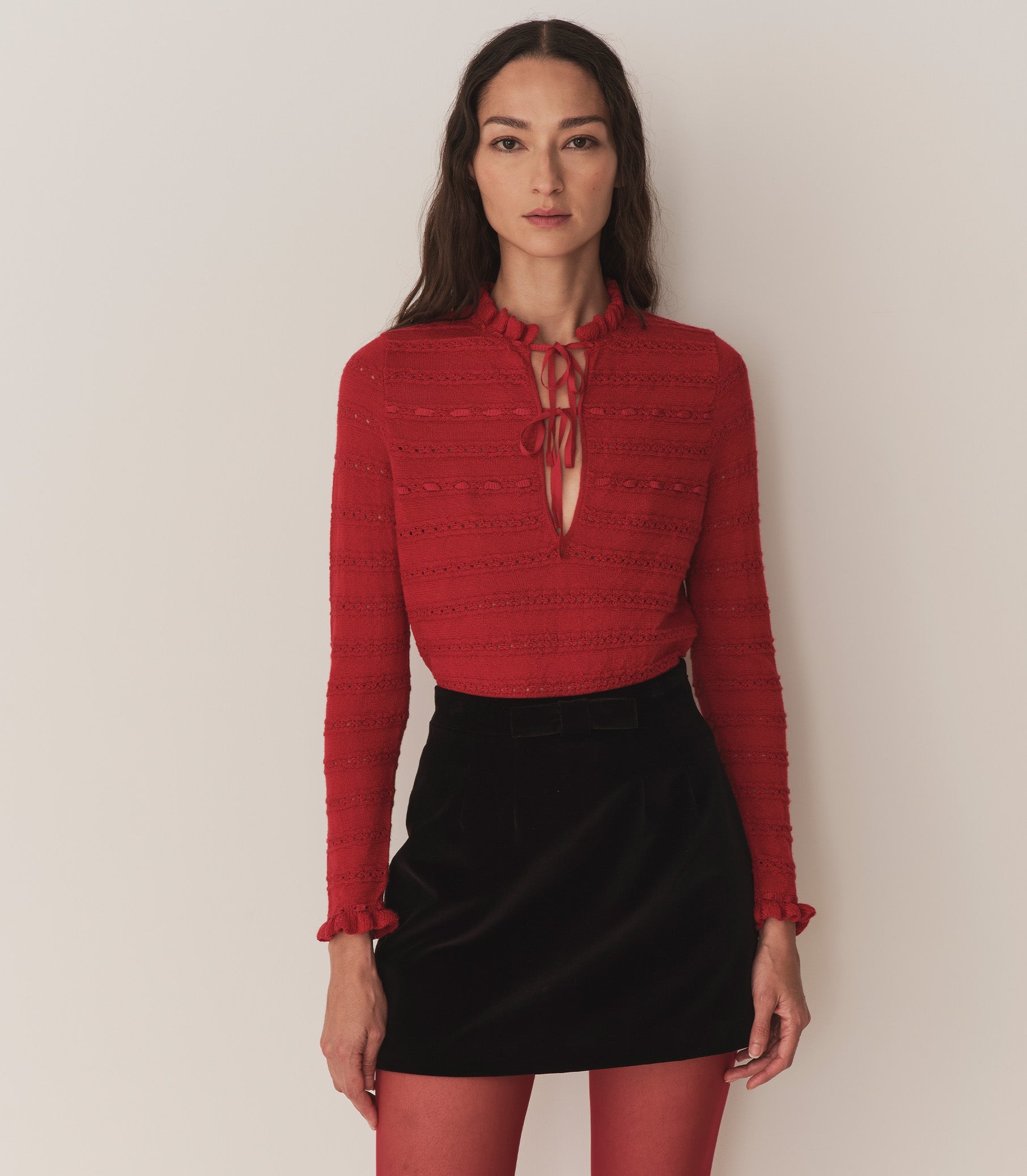 HMD -- CORDELIE TOP -- WILD CHERRY