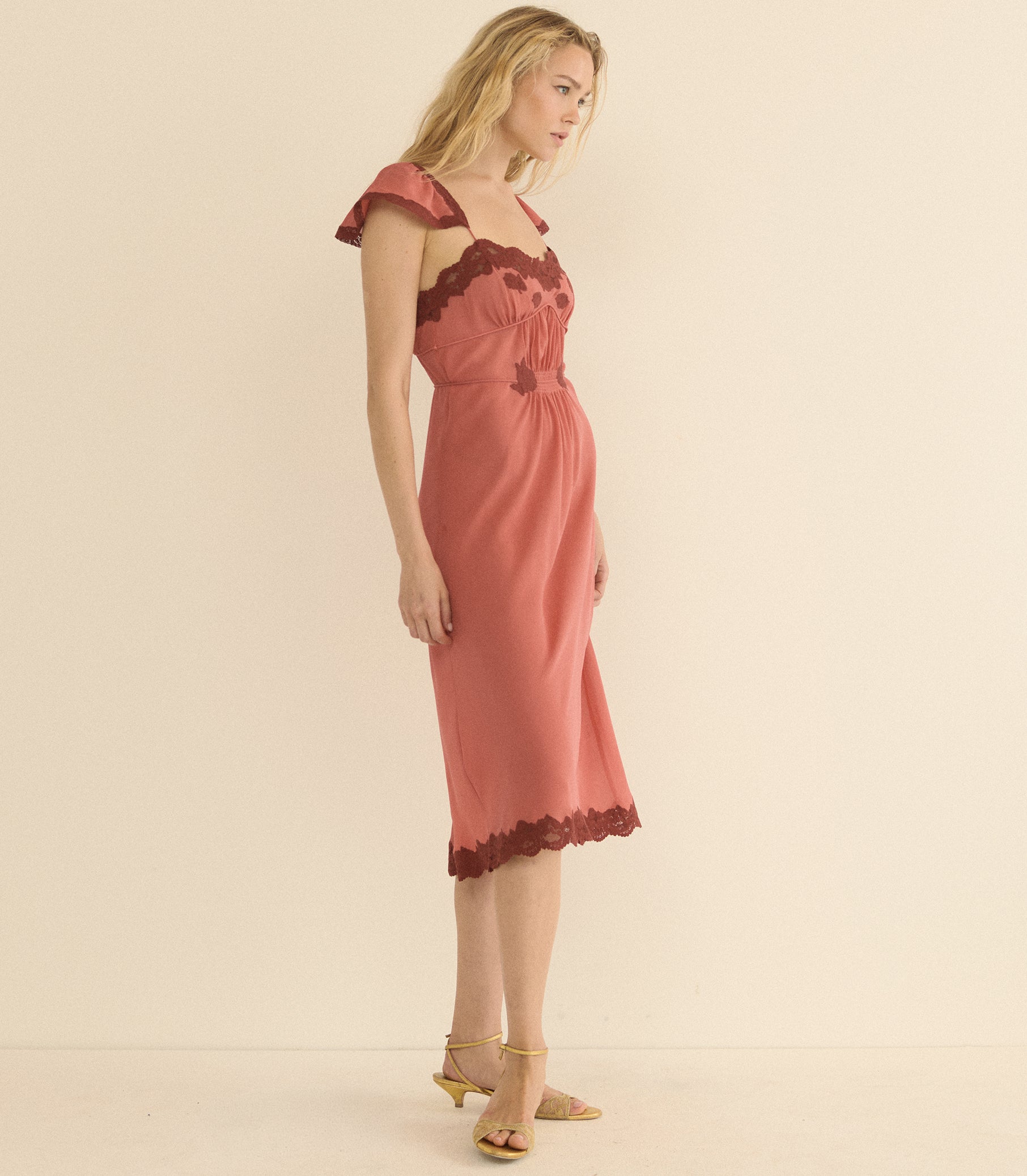 CORIELLE DRESS -- MIRAGE PINK view 20
