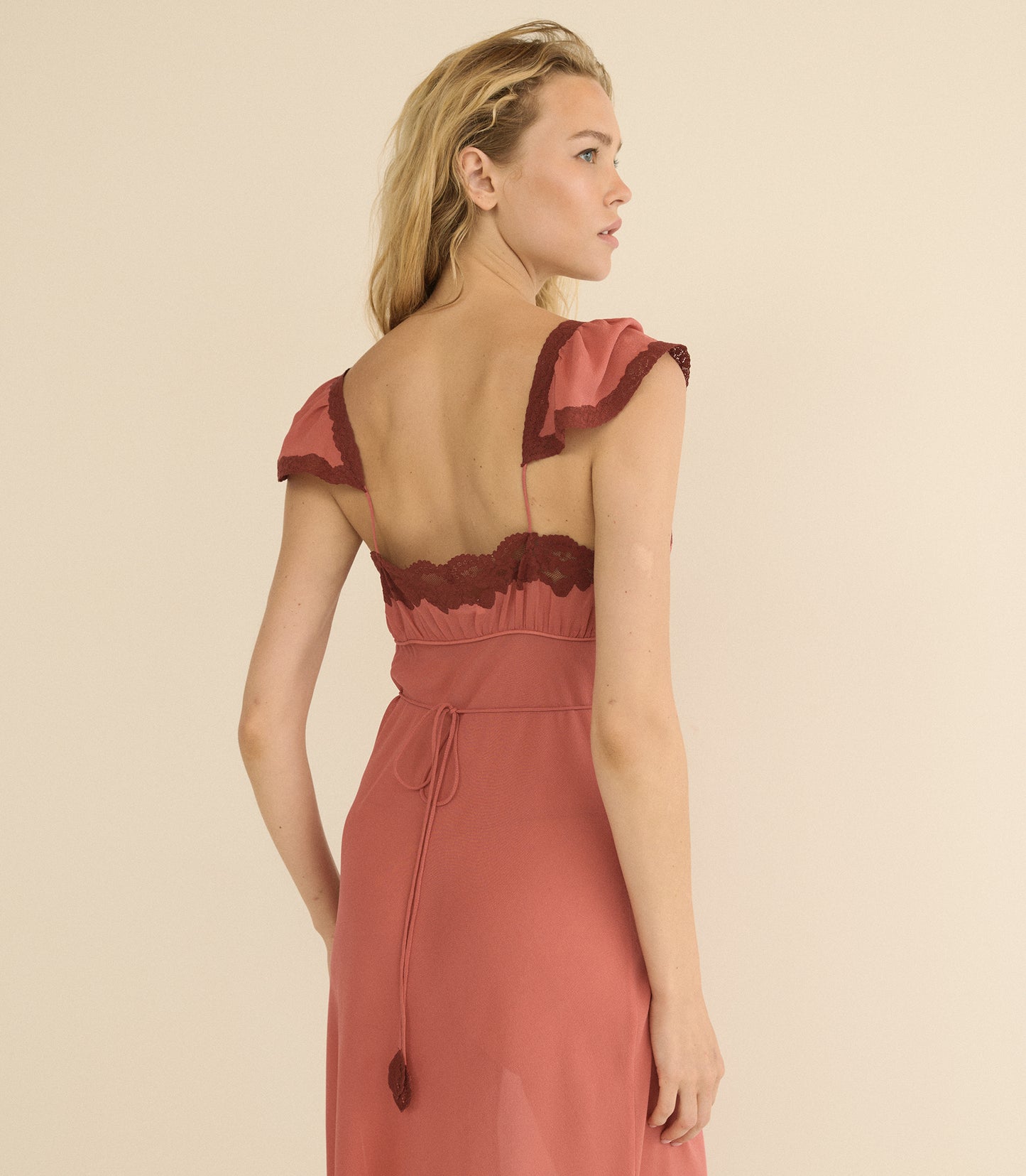 CORIELLE DRESS -- MIRAGE PINK