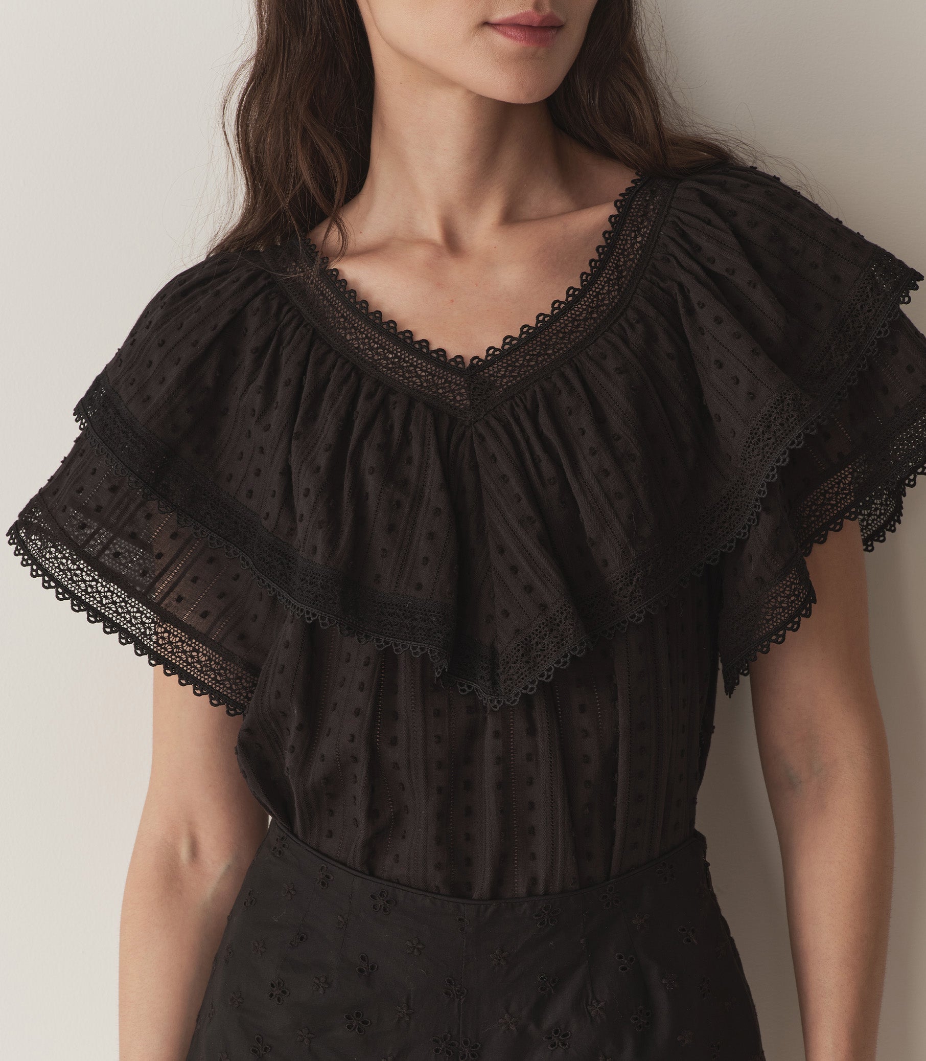 HMD -- COSENZA TOP -- BLACK view 1

