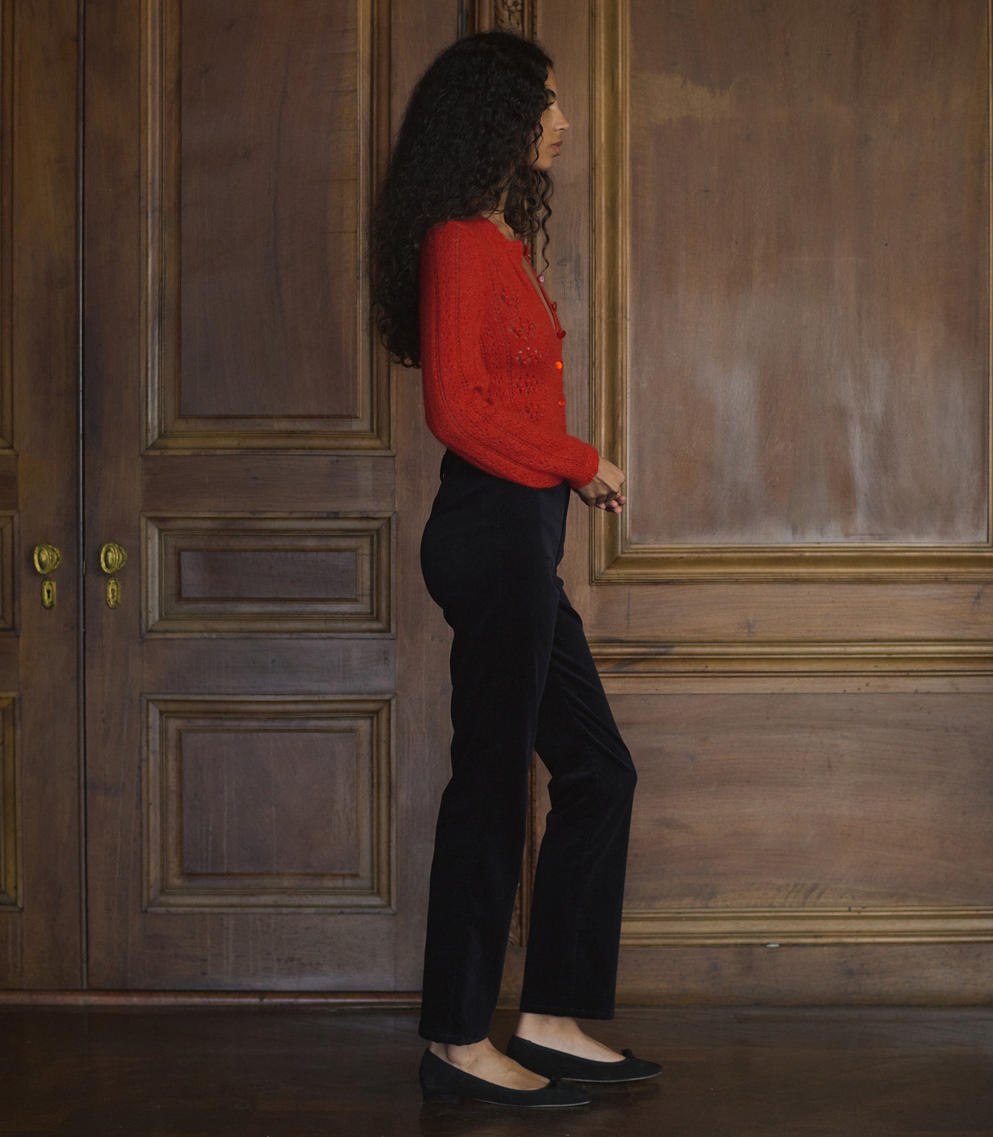 COSETTE CARDIGAN -- CERISE