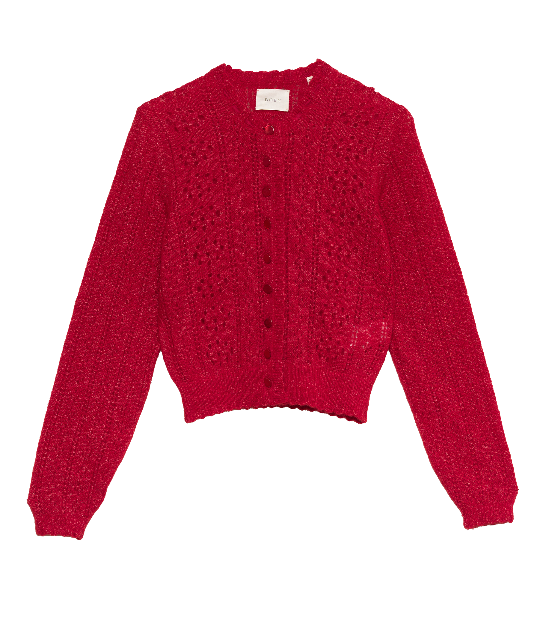 COSETTE CARDIGAN -- CERISE view 6