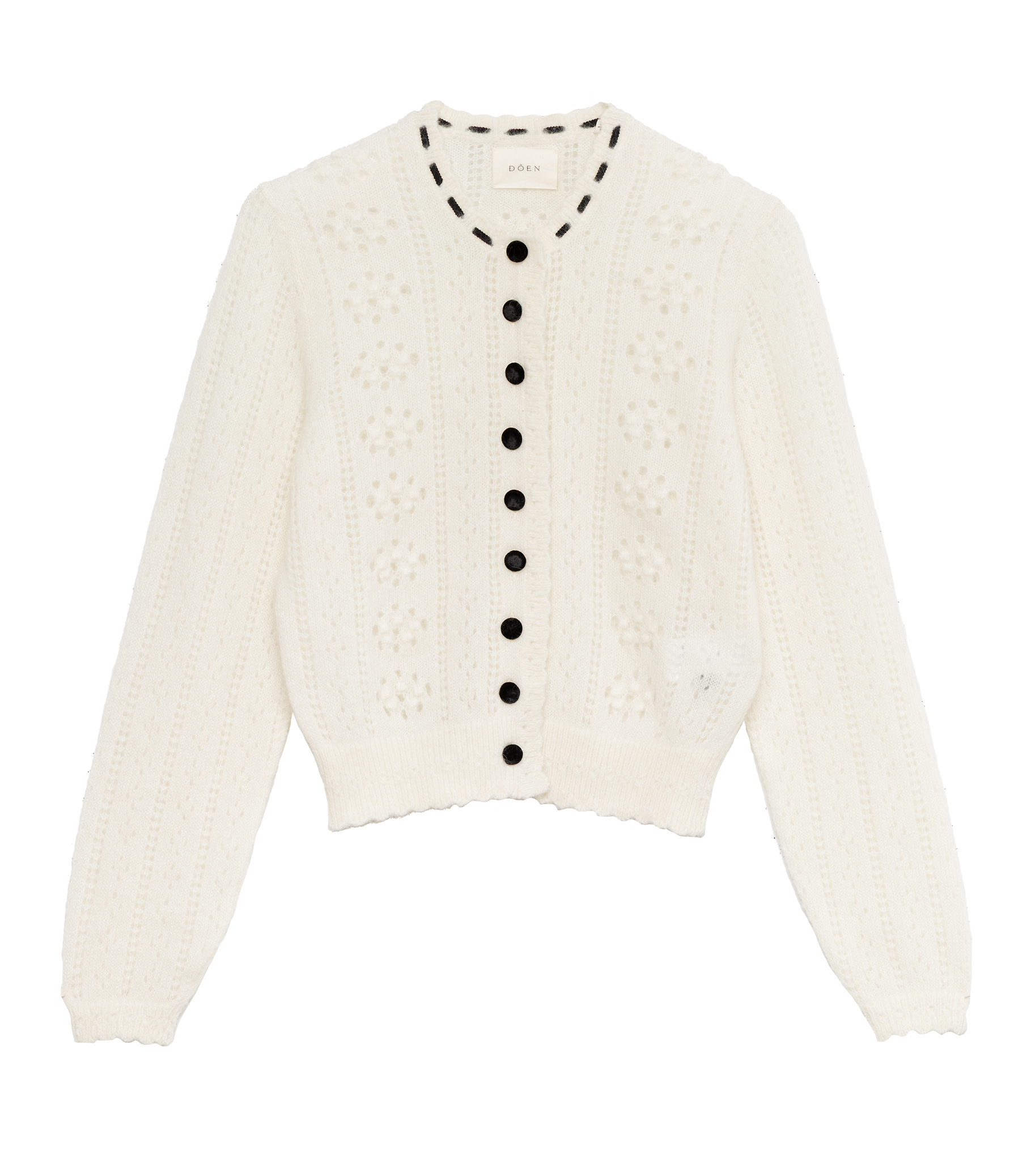 COSETTE CARDIGAN -- IVORY view 6