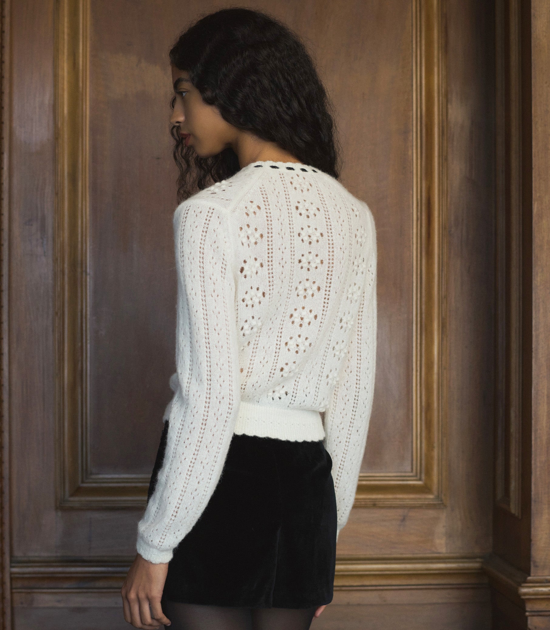 Cosette Cardigan - Ivory | DÔEN