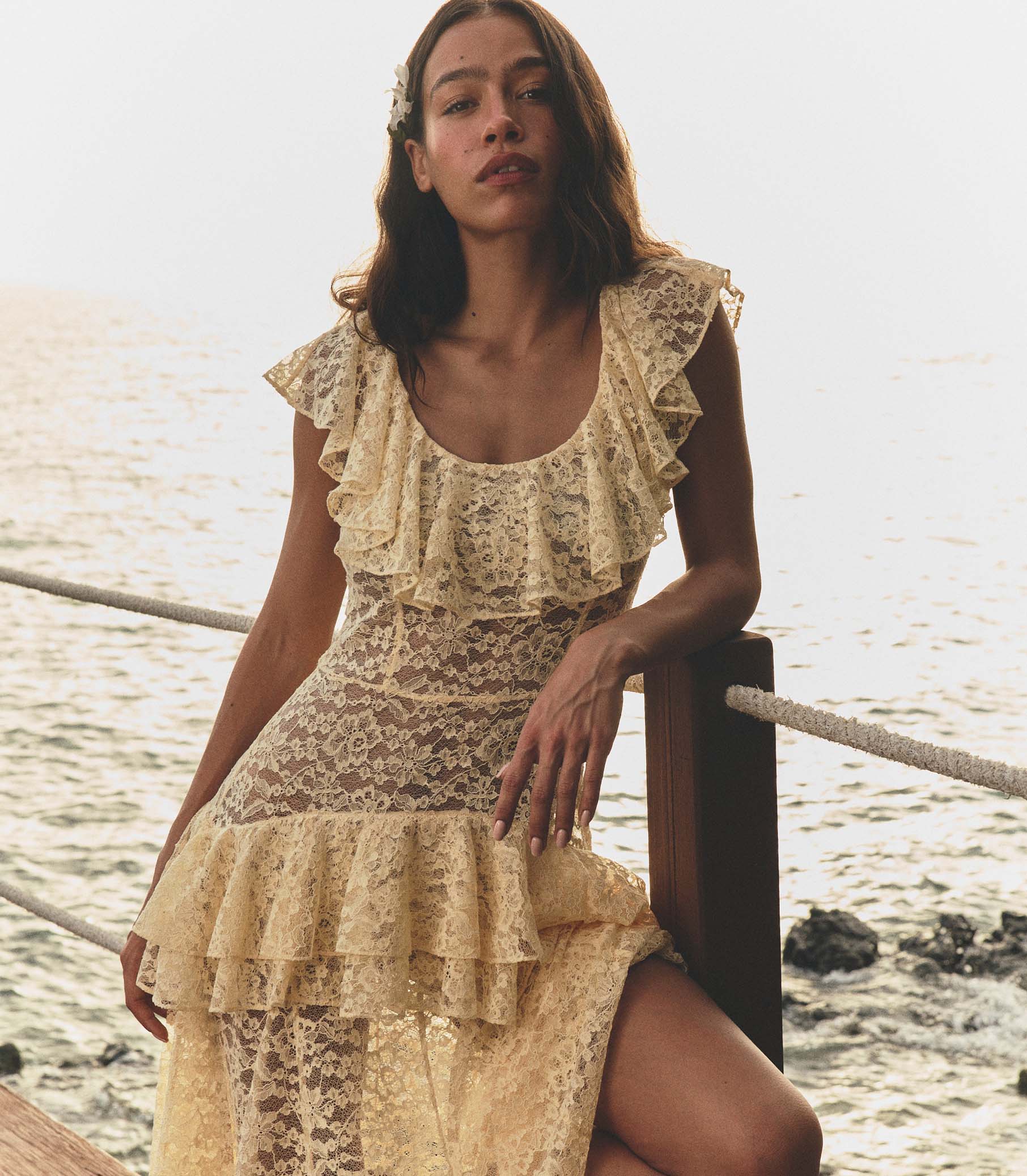 Costine Dress - Vanilla