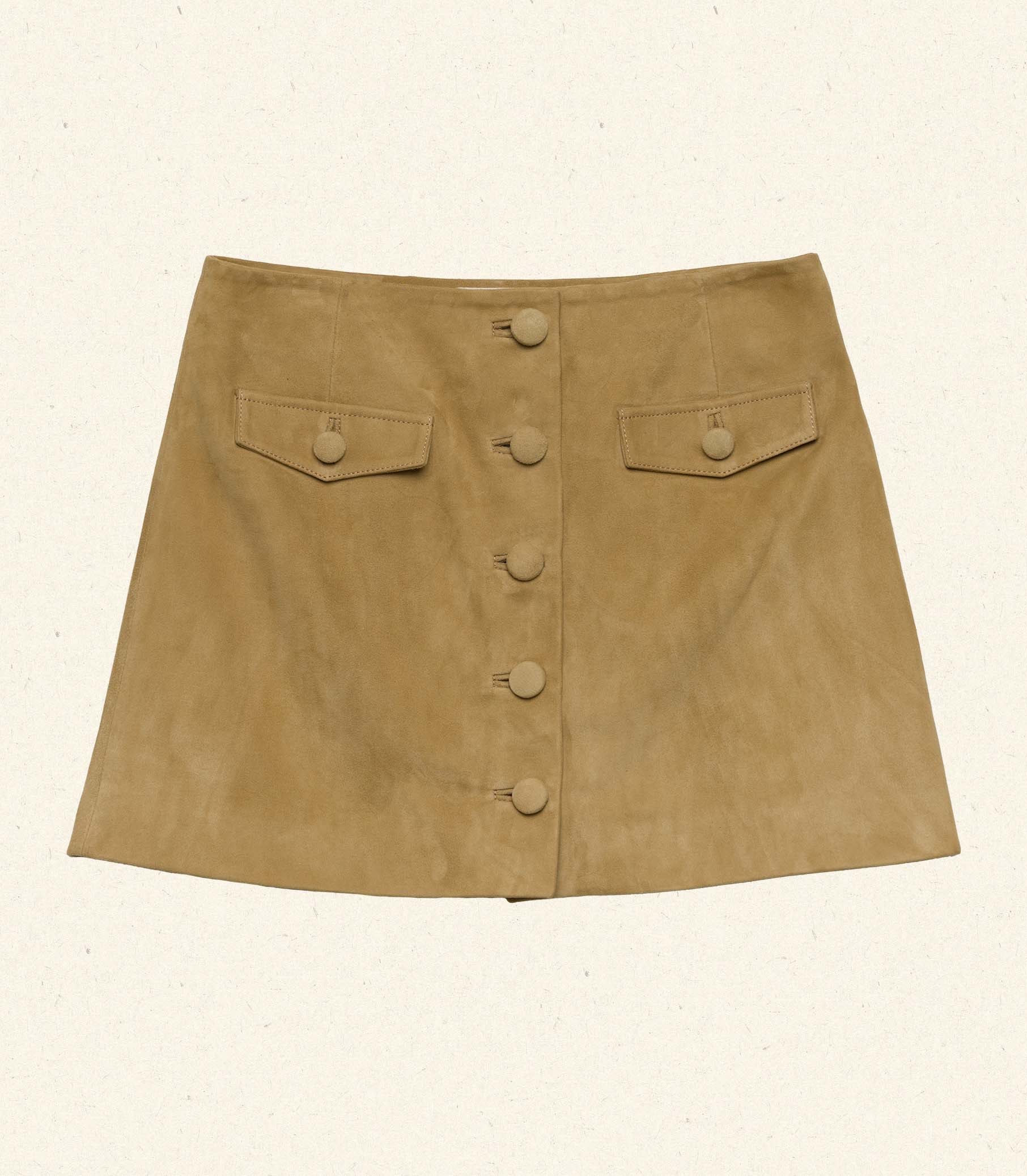 HMD -- COURTNEY SKIRT -- LIGHT CAMEL view 4
