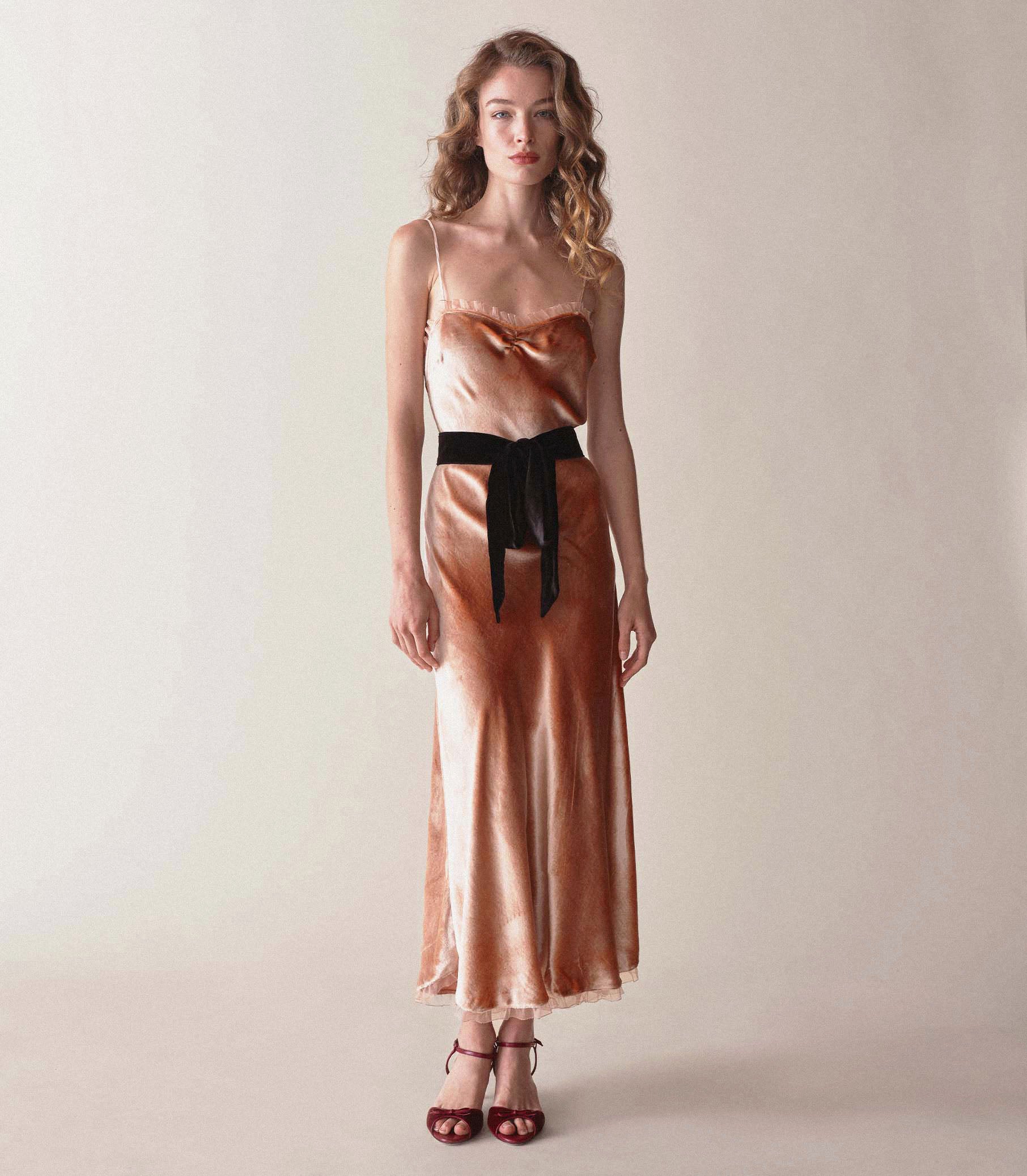 CALSI DRESS -- ROSE BLUSH view 3