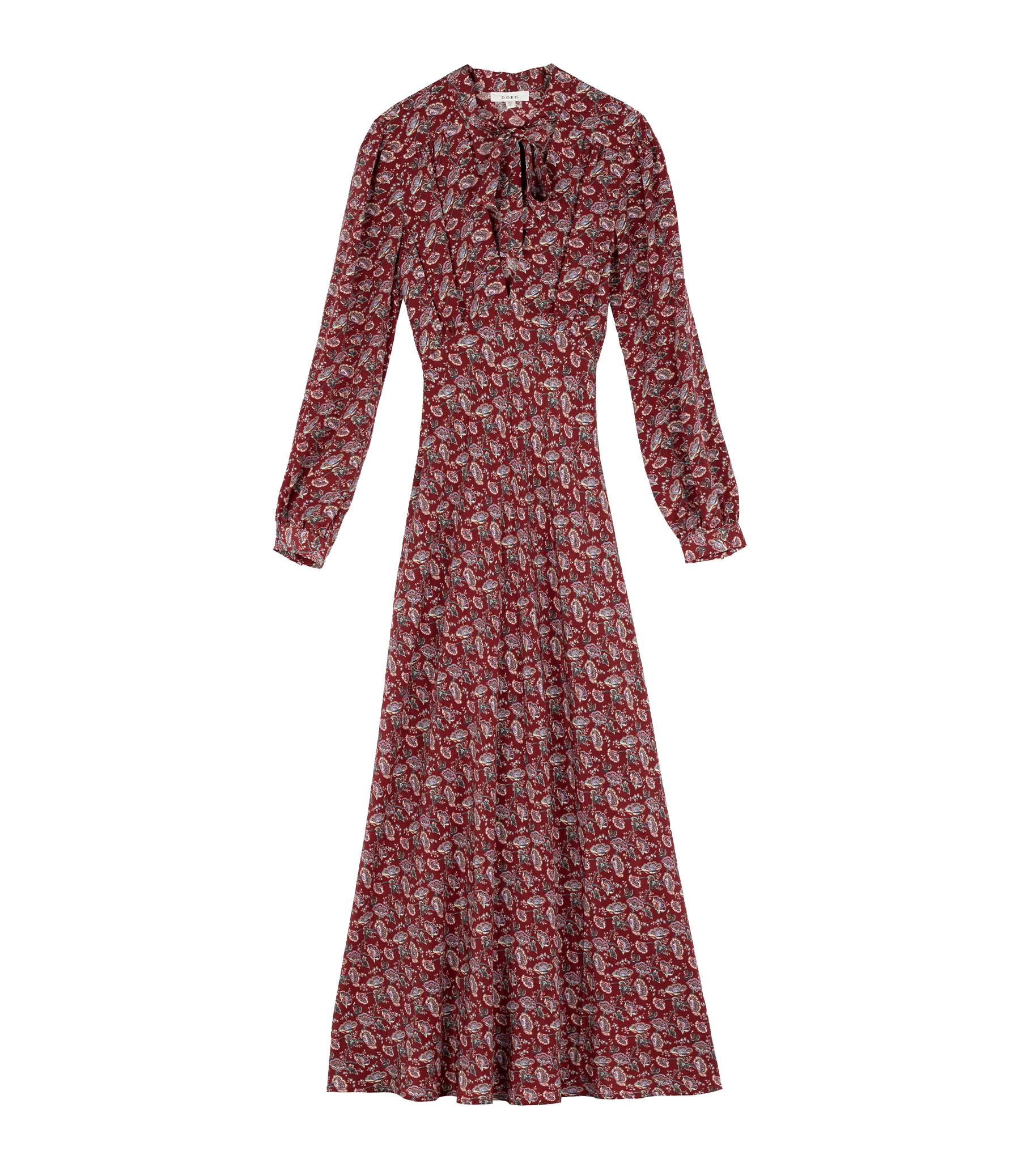 HMD -- CHANSON DRESS -- GARNET ARBOR ROSE FLORAL view 5
