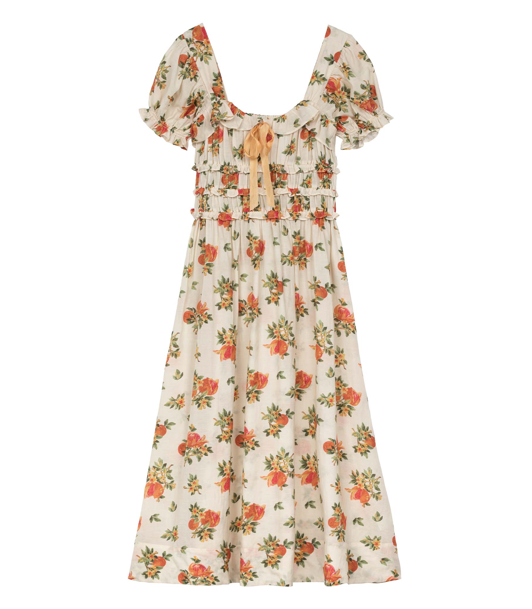 HMD -- CLARINET DRESS -- ORANGERIE FLORAL view 5
