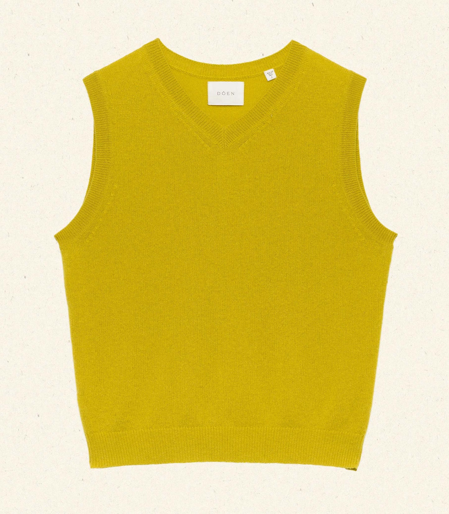 DAMIA CASHMERE VEST -- ANTIQUE MOSS