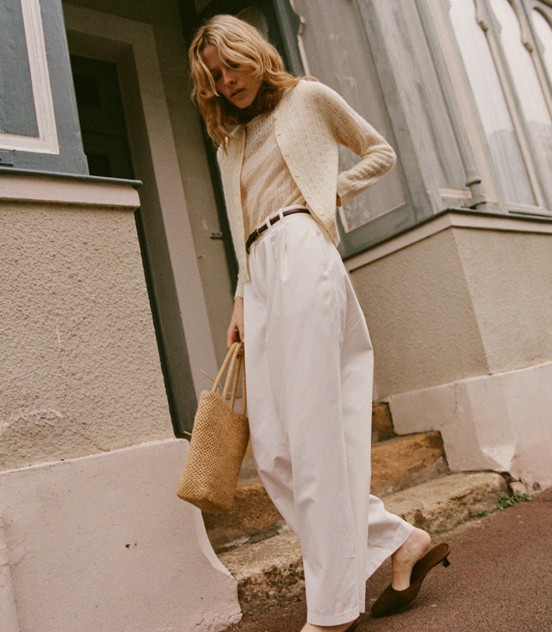 HMD -- DANAE POINTELLE CARDIGAN -- VANILLA view 6
