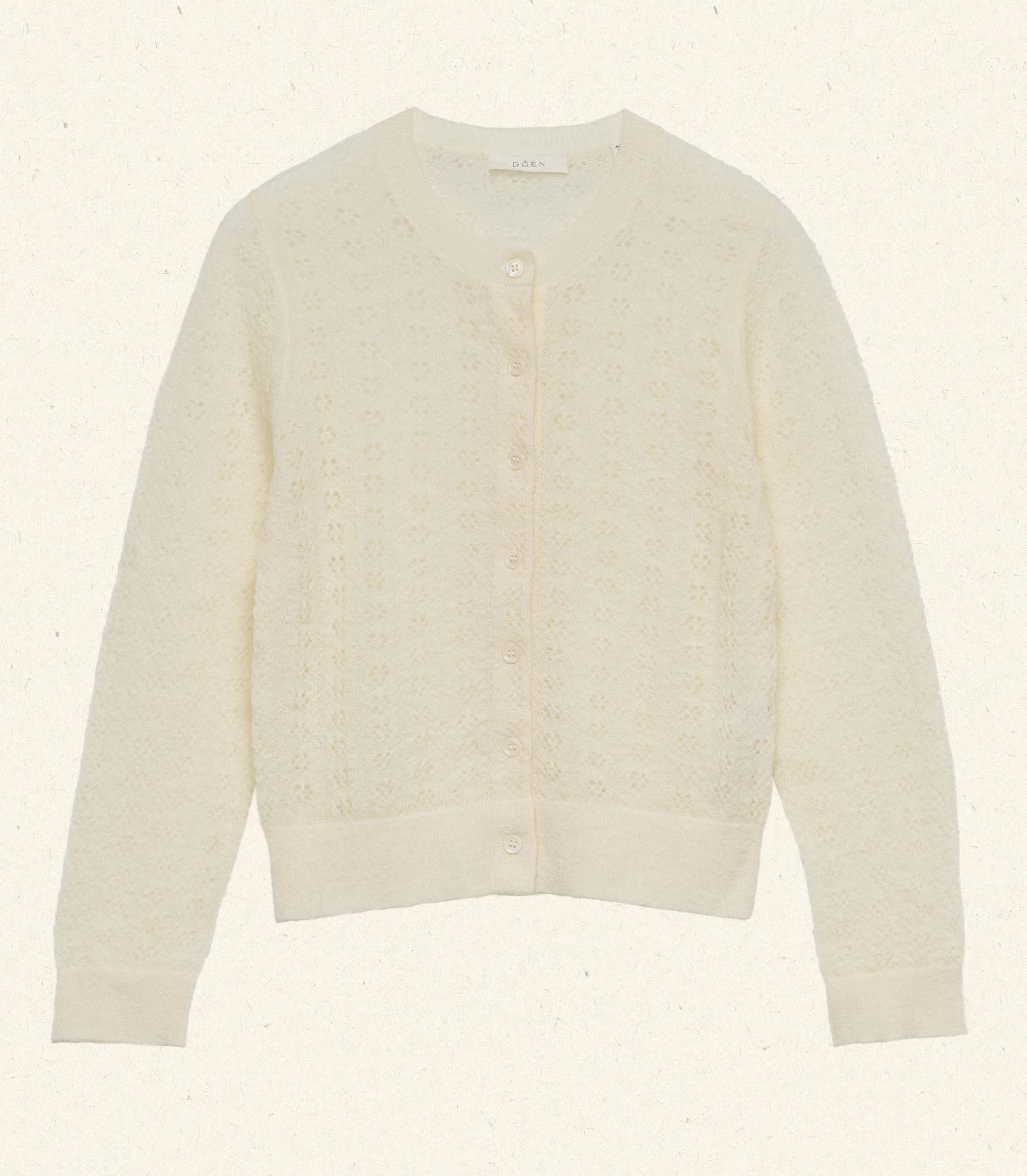 HMD -- DANAE POINTELLE CARDIGAN -- VANILLA view 7
