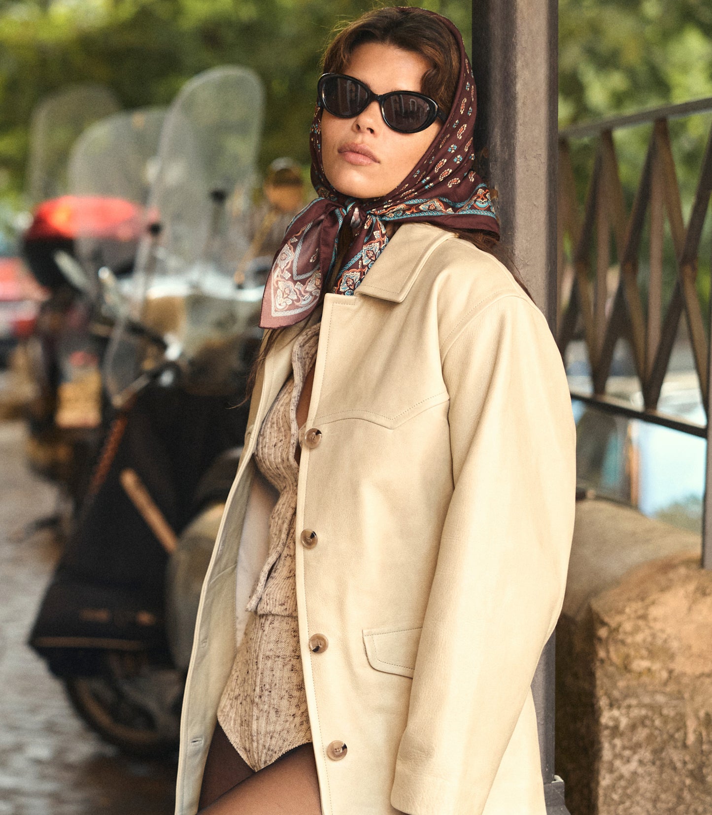 DANAE RIB CARDIGAN -- SABBIA MELANGE