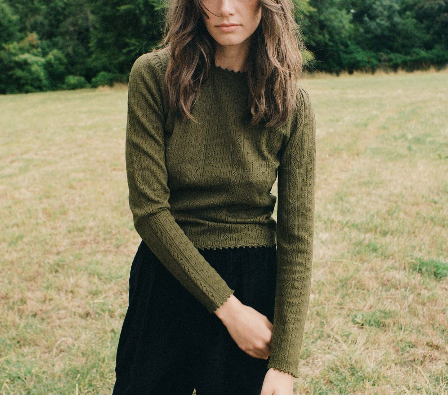 HMD -- DANIELA PULLOVER -- OLIVE BRANCH