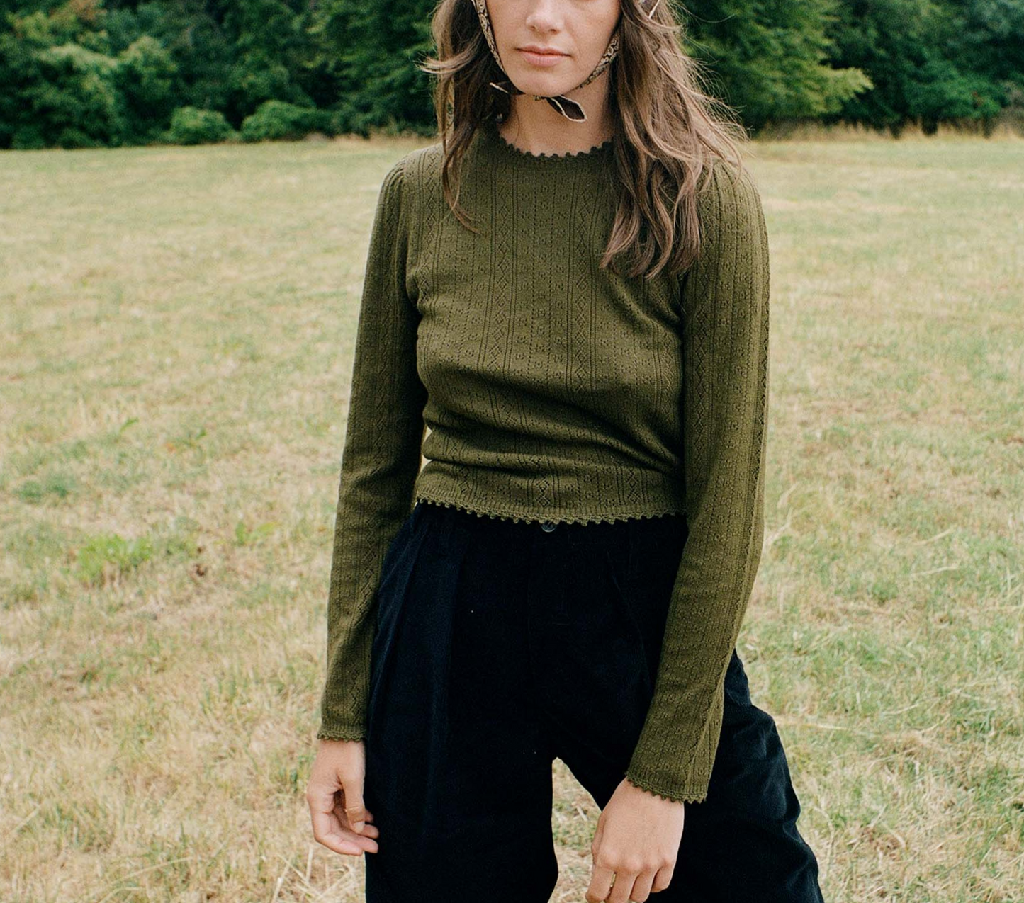 HMD -- DANIELA PULLOVER -- OLIVE BRANCH